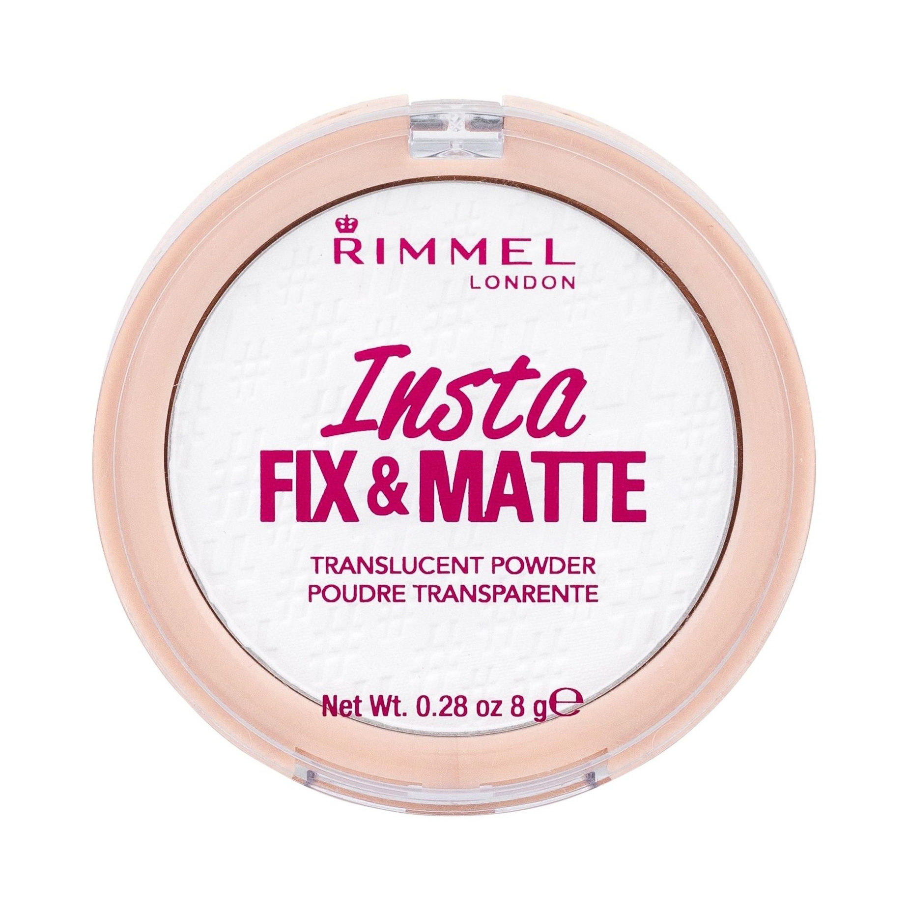 

Пудра Rimmel Insta Fix & Matte 001, 8 г