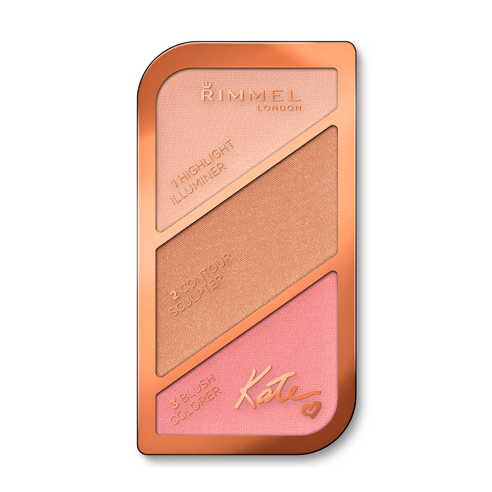 

Набір для скульптування обличчя Rimmel Kate Sculpting Palette 001 Golden sand 18.5 г