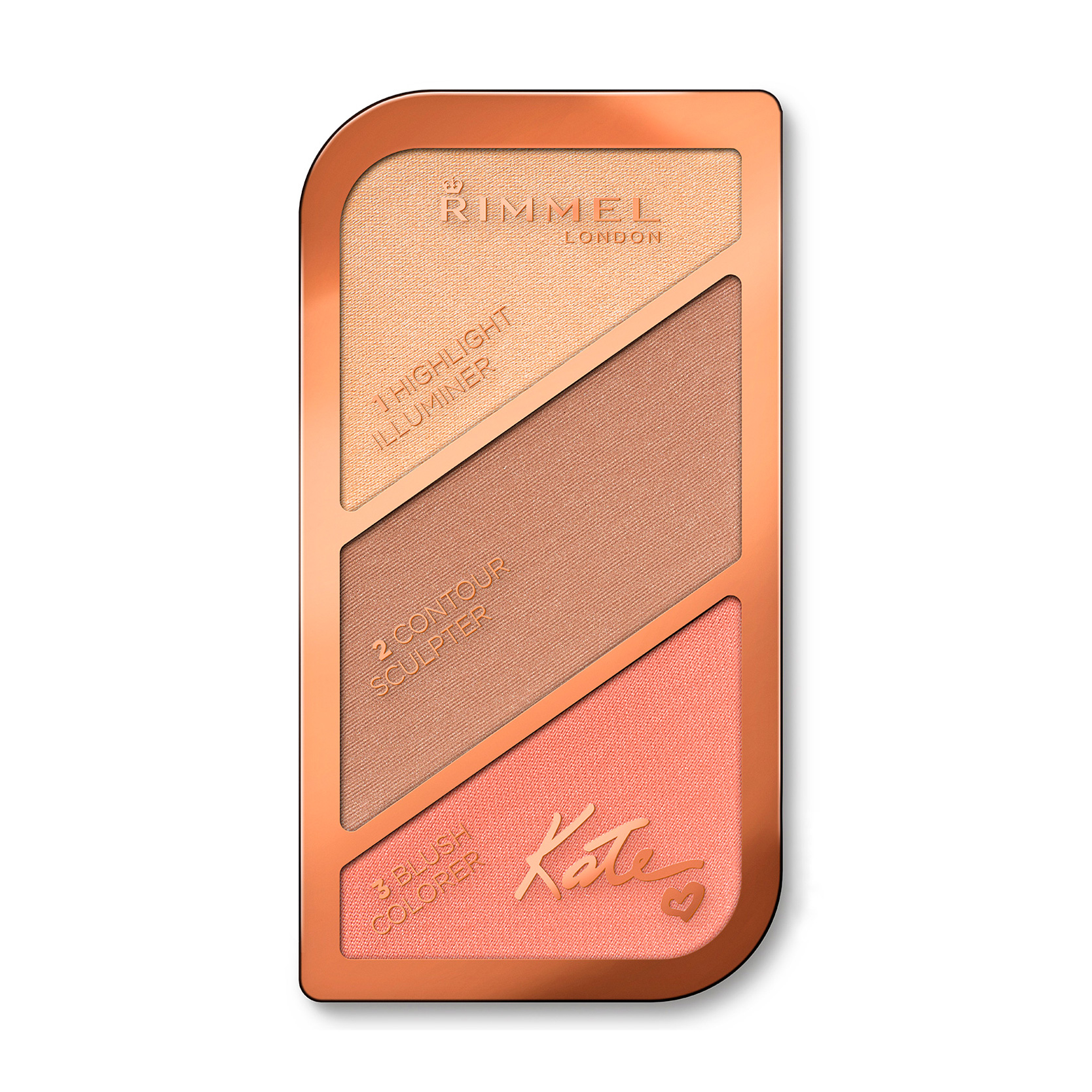 

Набір для скульптування обличчя Rimmel Kate Sculpting Palette 002 Coral Glow 18.5 г