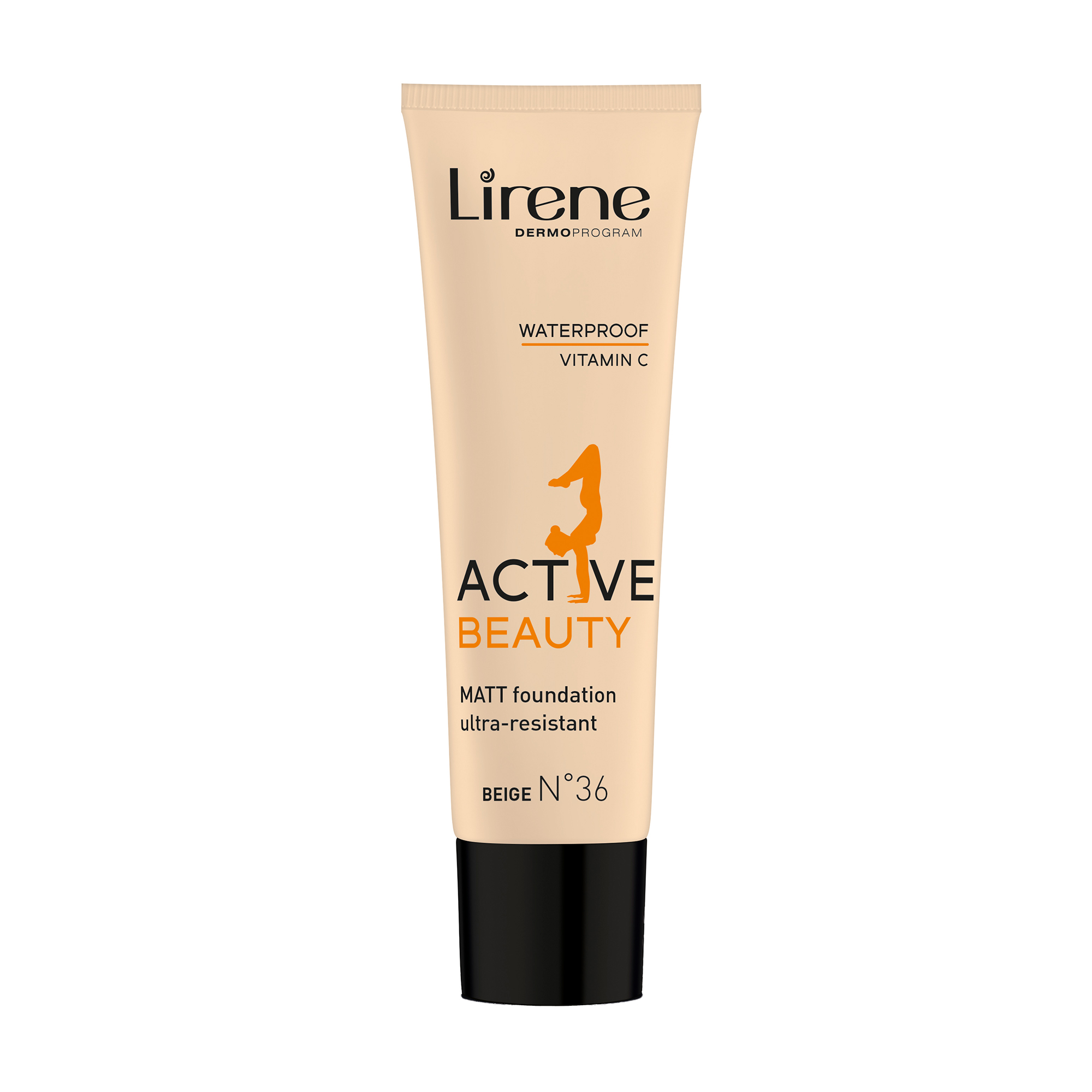 Тональний крем Lirene Active Beauty Matt Foundation Ultra-Resistant 36 Beige, 30 мл