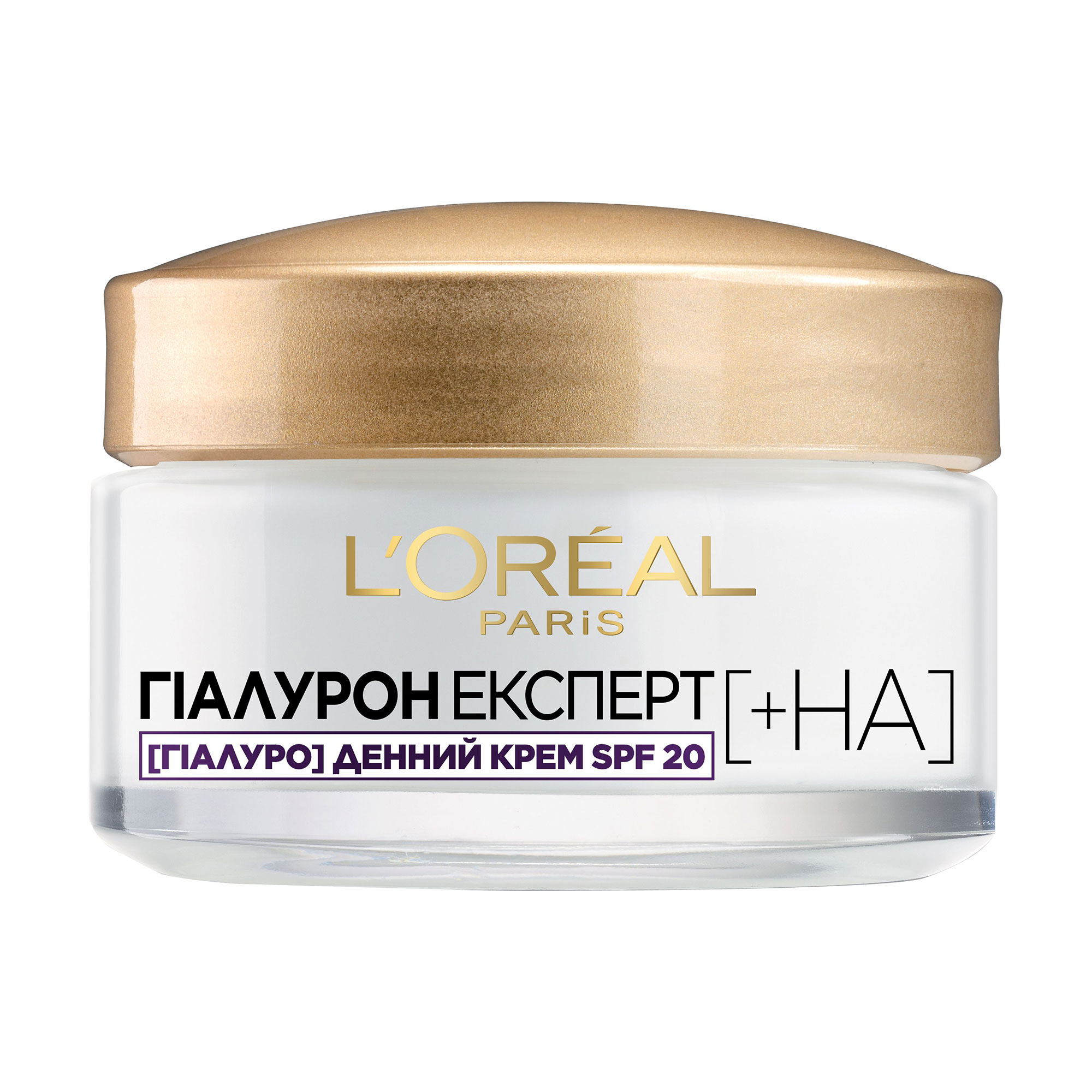

Крем для обличчя L'Oreal Paris Гіалурон експерт, відновлювальний зволожувальний догляд, денний, SPF 20, 50 мл