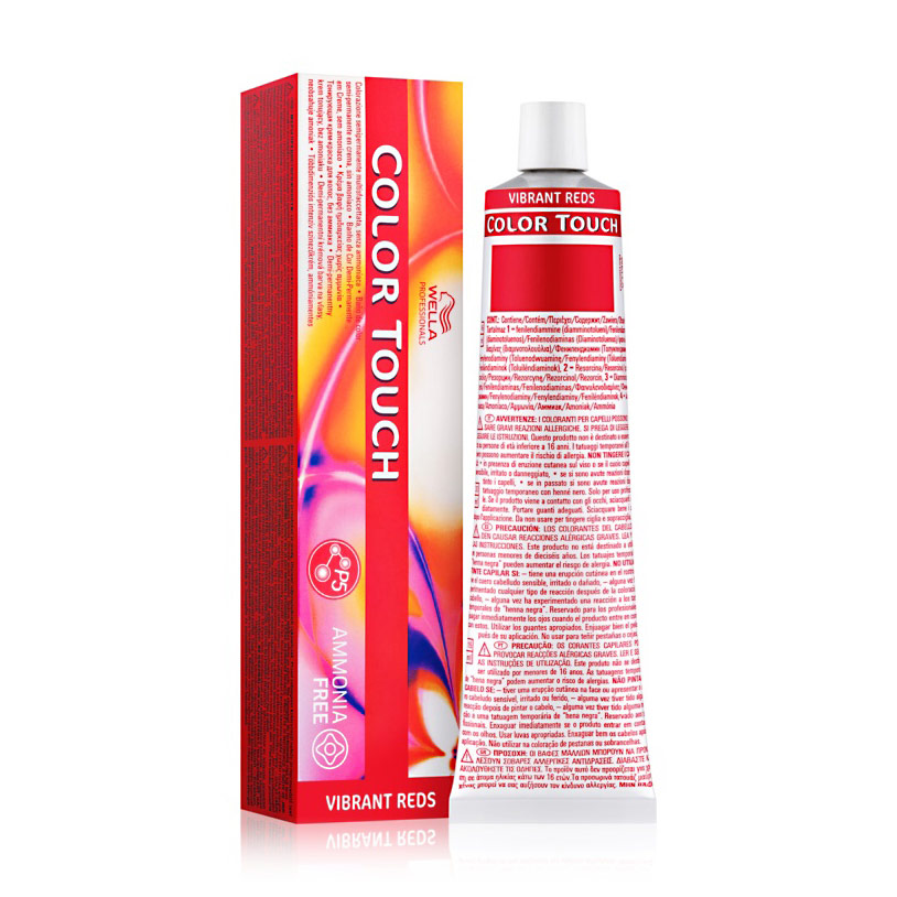 

Безаміачна тонувальна крем-фарба для волосся Wella Professionals Color Touch Vibrant Reds 3/66, 60 мл