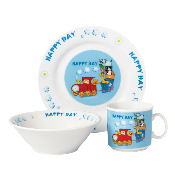

Дитячий набір LIMITED EDITION HAPPY TRAIN, 3предмети,D111025