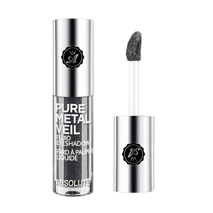 

Тіні для повік Absolute Pure Metal Veil Fluid Eyeshadow Gunmetal 6 г