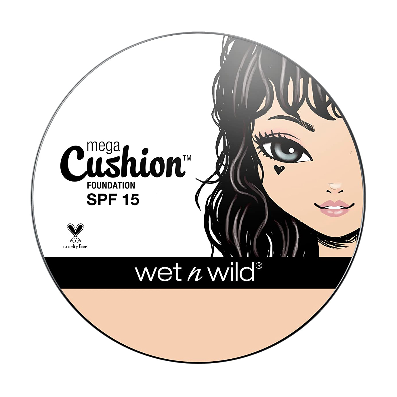 

Тональний крем-кушон Wet N Wild Megacushion Foundation SPF 15, 30 мл