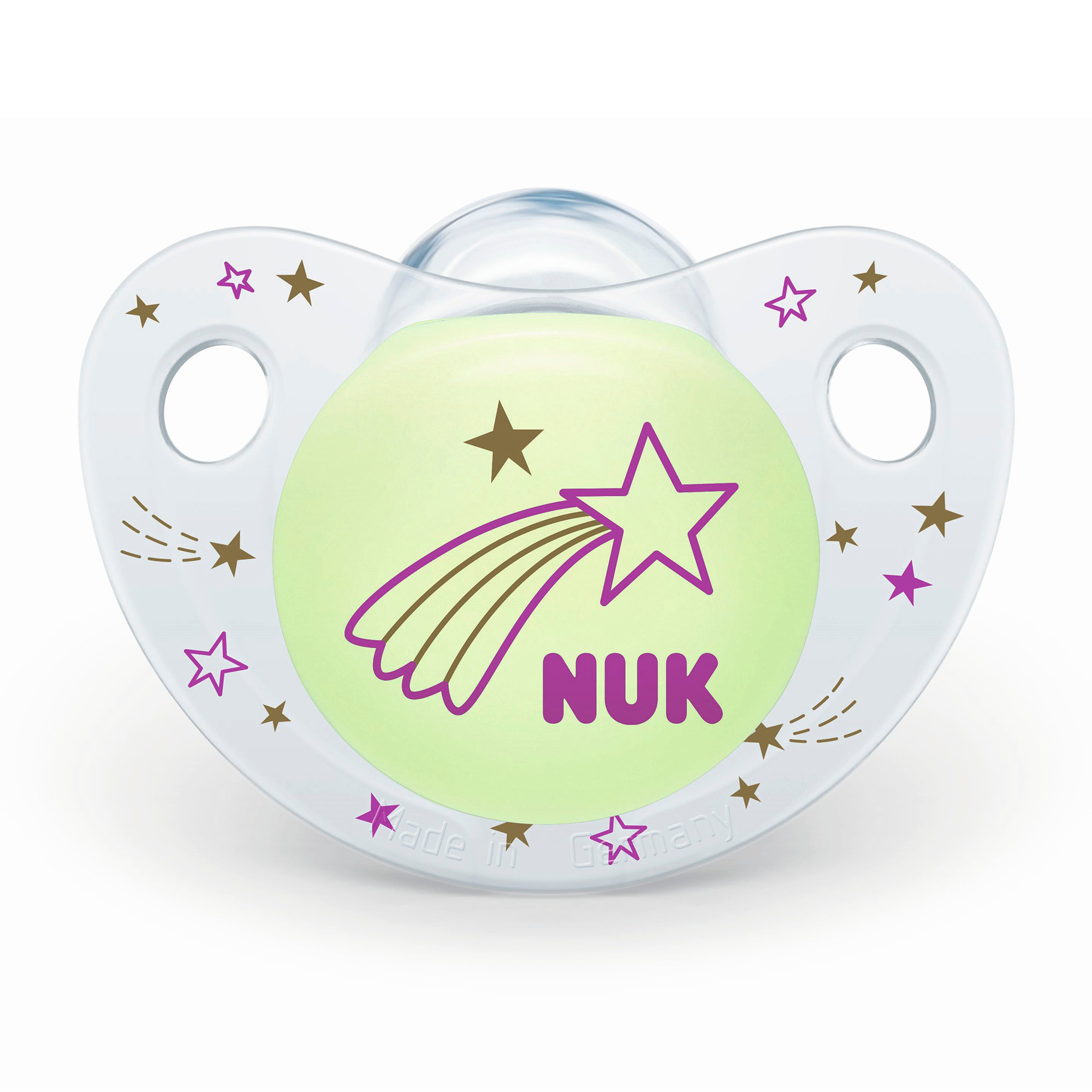 

Пустушка NUK TRENDLINE DAY & NIGHT р.1 силікон