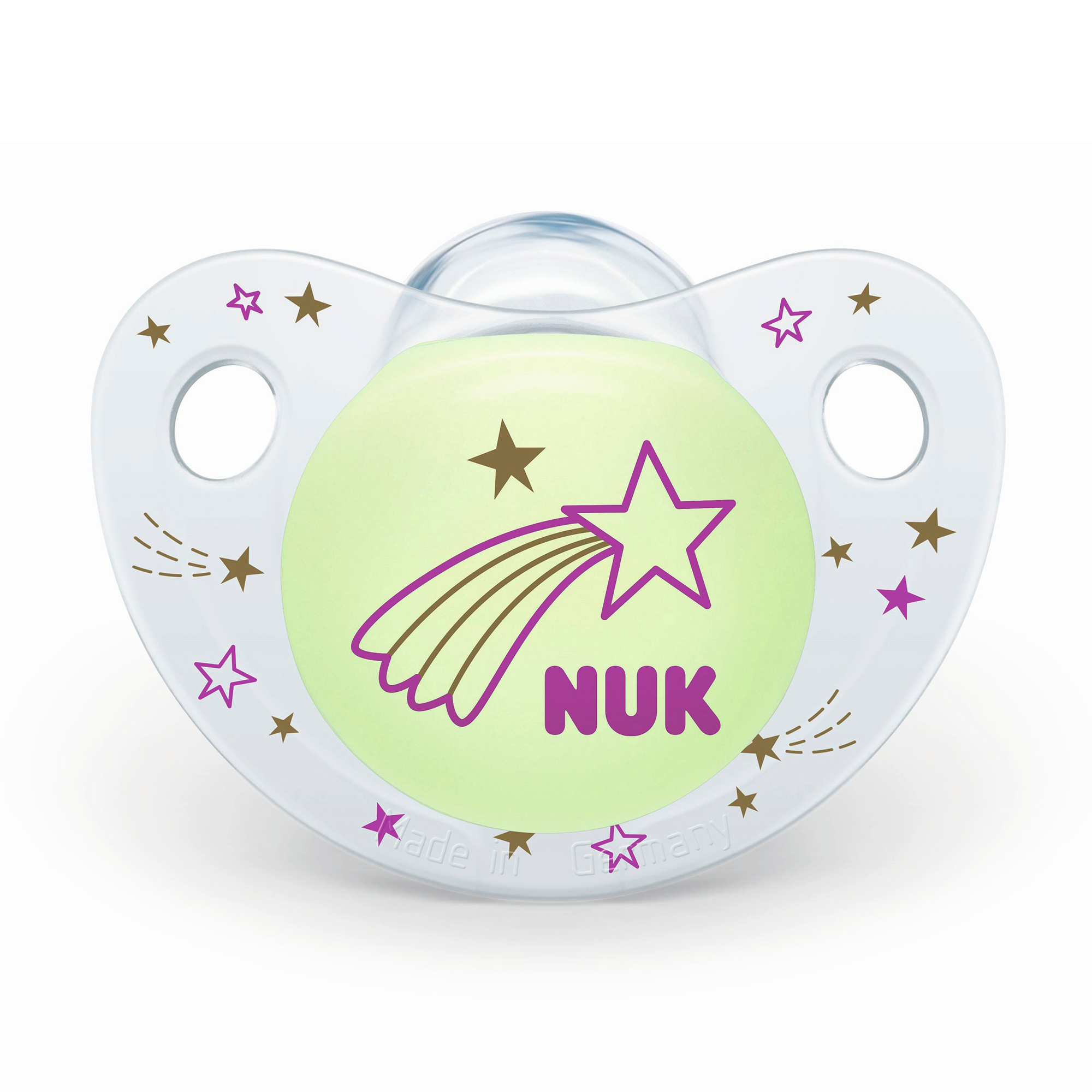 

Пустушка NUK TRENDLINE DAY & NIGHT р.2 силікон