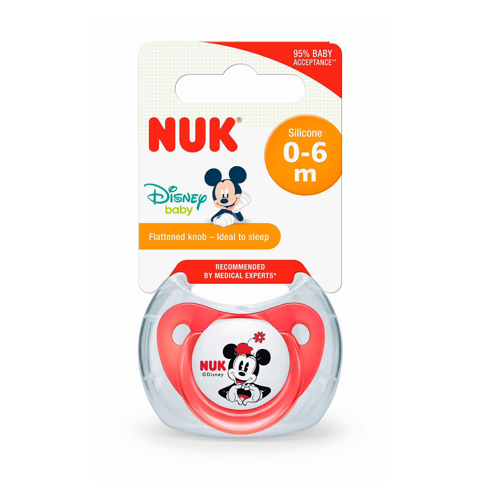 

Пустушка NUK TRENDLINE DISNEY MICKEY р.1 силікон