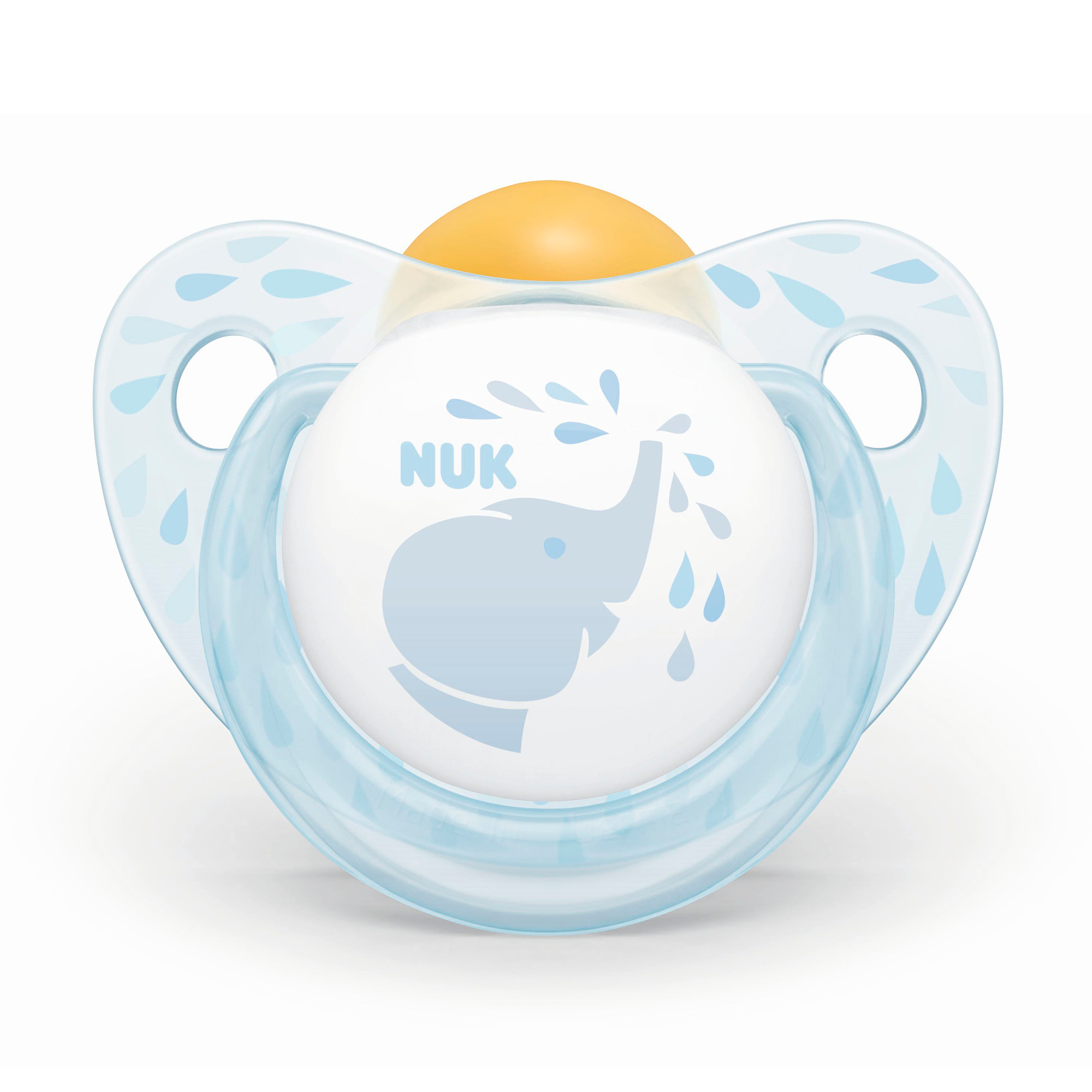 

Пустушка NUK BABY BLUE з кільцем латекс р.1