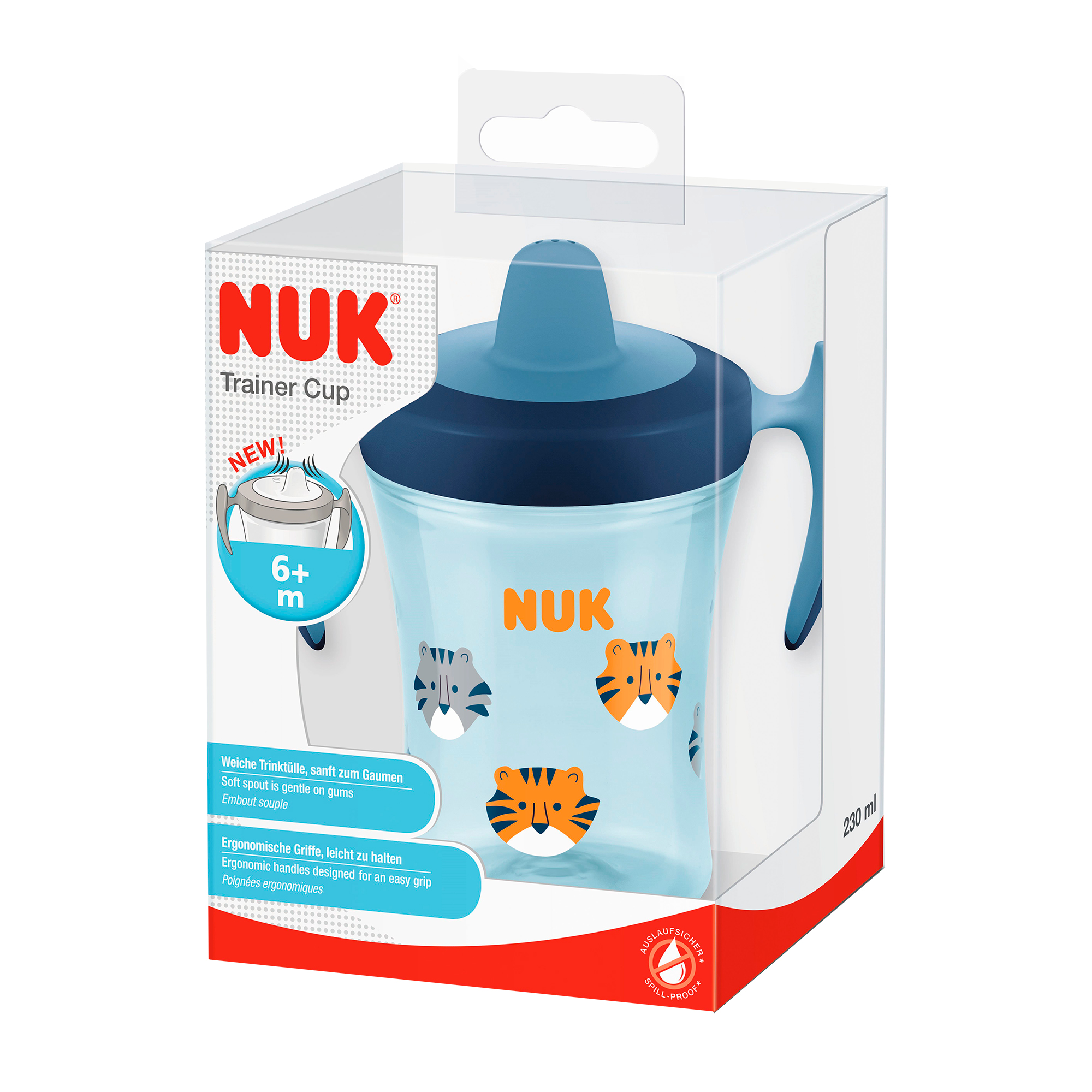 

Поїльник NUK Evolution 6 + 200 мл