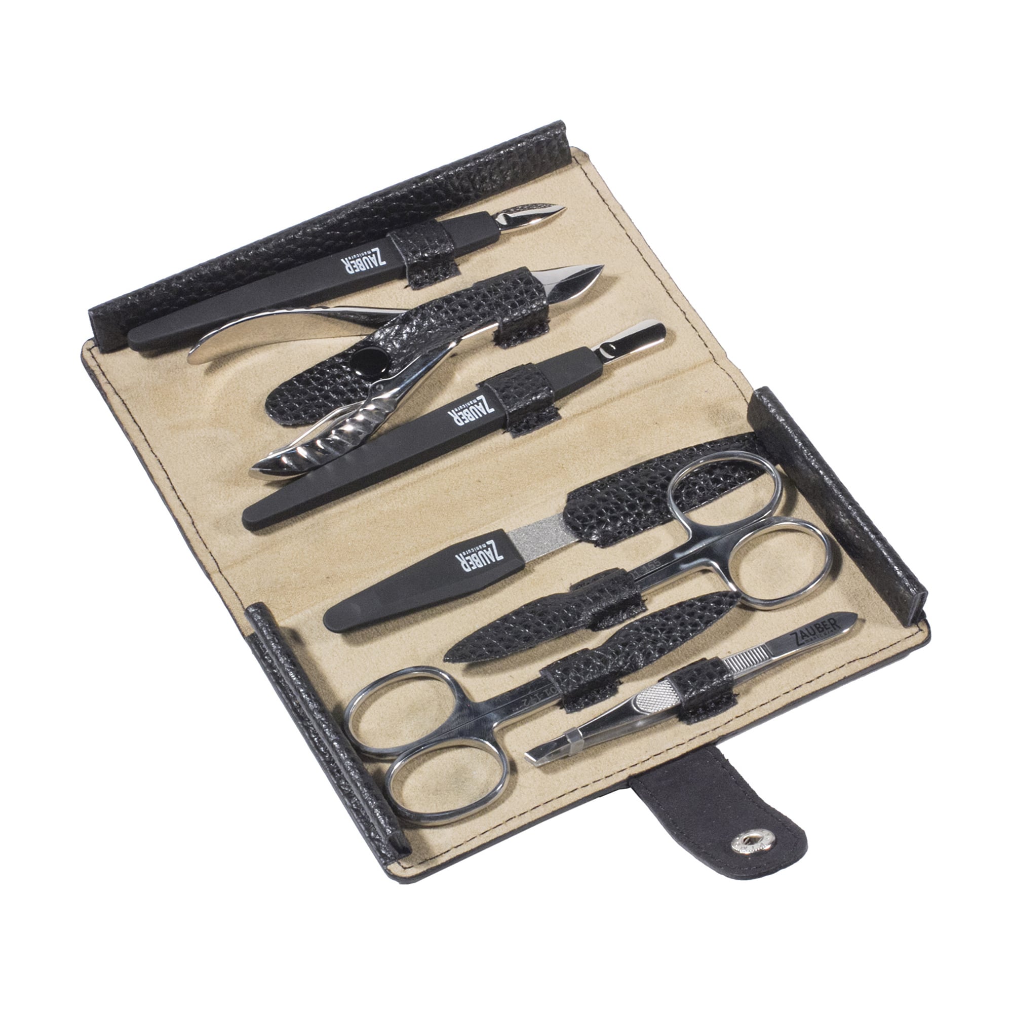 

Манікюрний набір Zauber, 7 предметів, 14.5*8.5*2.5 см (MS-806)