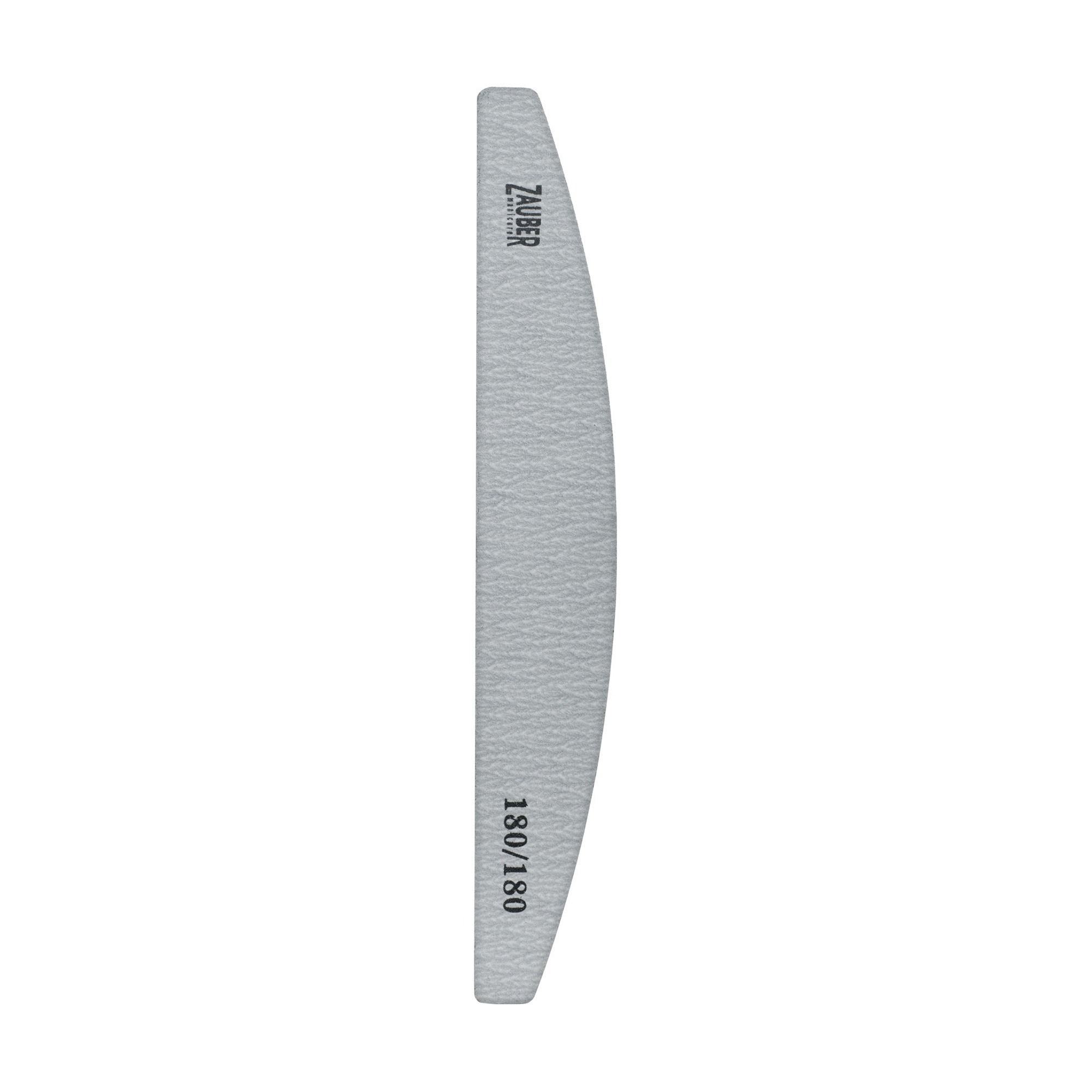 

Пилка для нігтів Zauber овал, 180/180 грит, 18*2.8 см (03-011G)