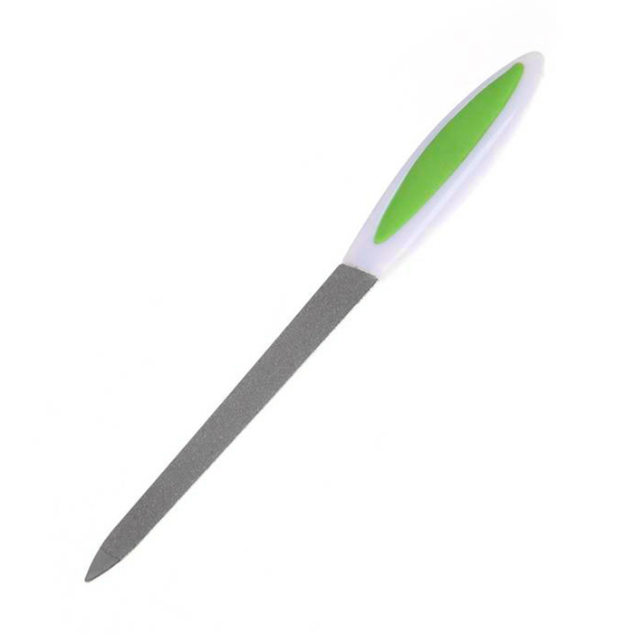 

Пилка для нігтів Zauber з гумовою ручкою N3, 15*1.8 см (03-0533)