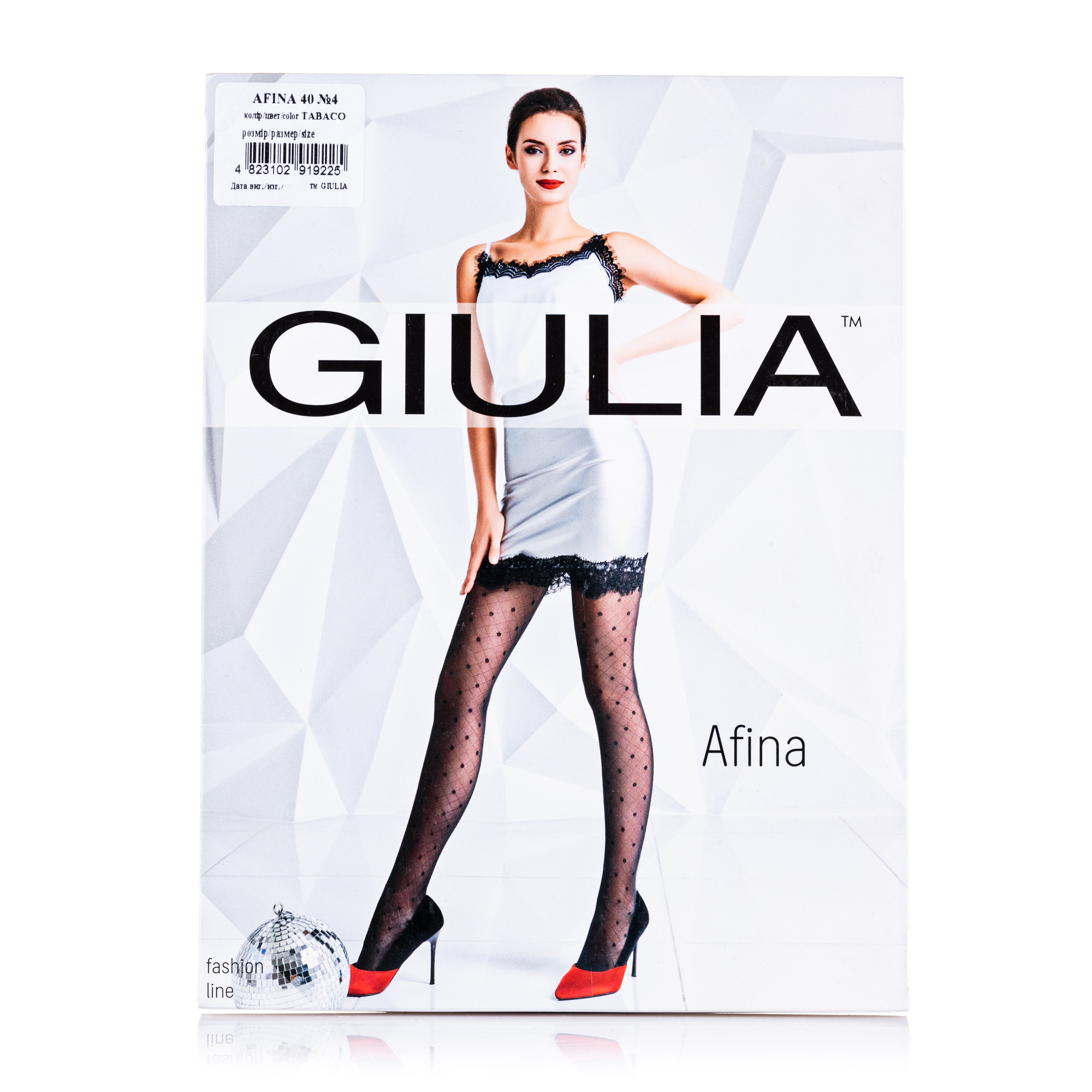 

Колготки жіночі GIULIA AFINA (4) 40 ДЕН tabaco р.3