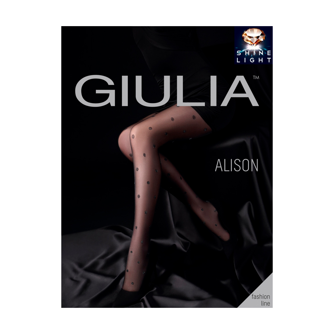 

Колготки жіночі GIULIA ALISON (3) 20 ДЕН nero р.4
