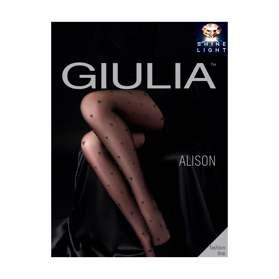 

Колготки жіночі GIULIA ALISON (4) 20 ДЕН nero р.3