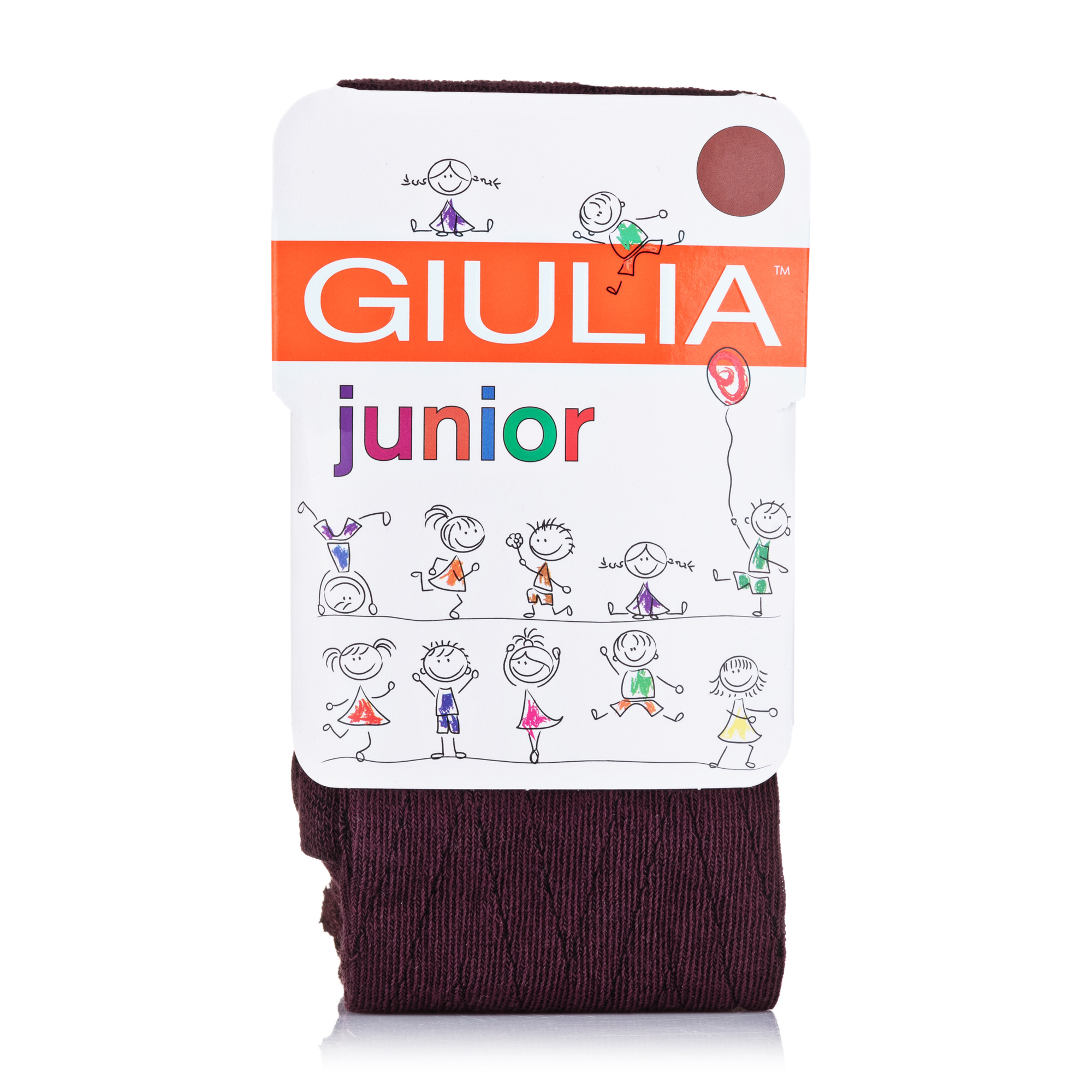 

Колготки дитячі GIULIA D027 JUNIOR marsala р.122-128