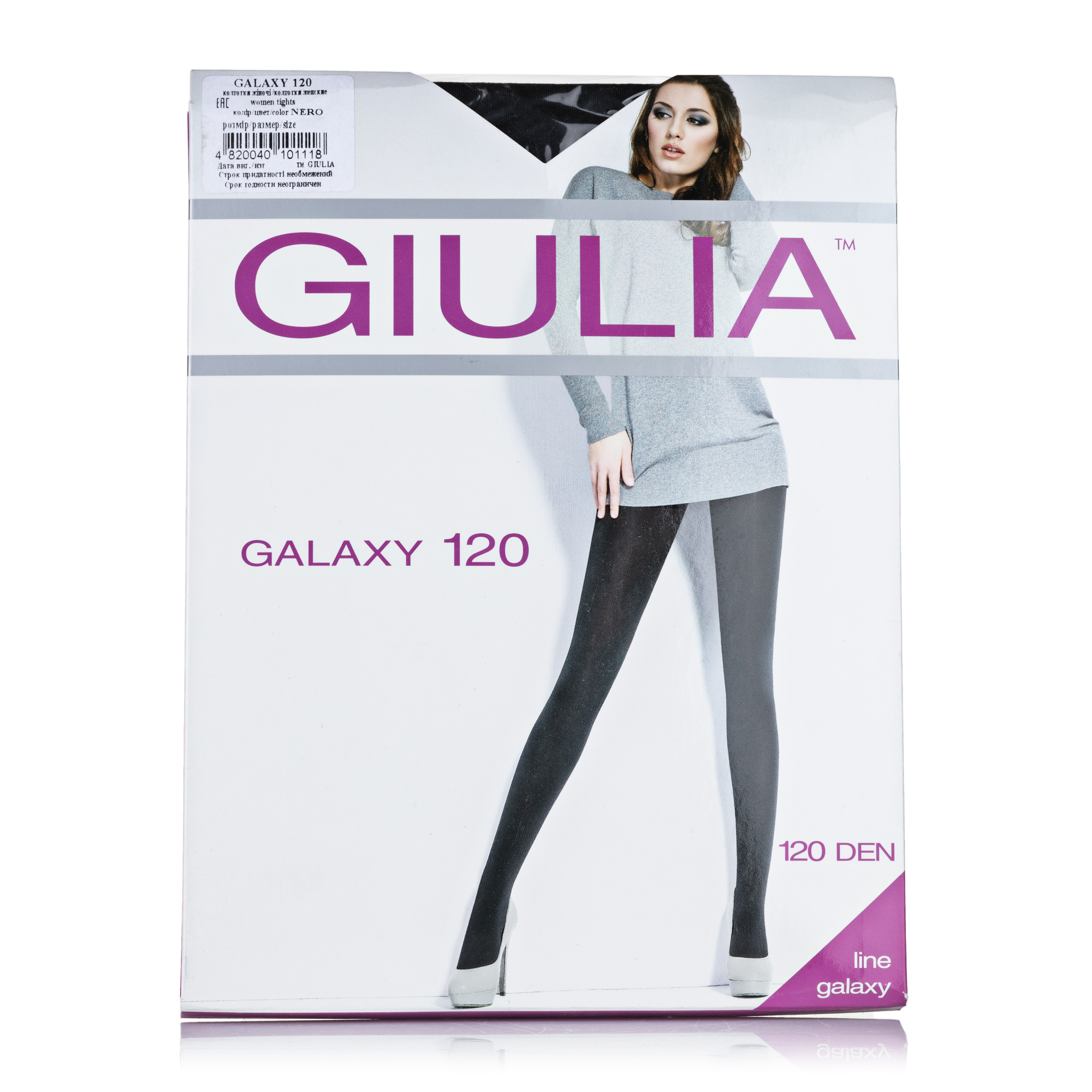 

Колготки жіночі GIULIA GALAXY 3D 120 ДЕН nero р.3