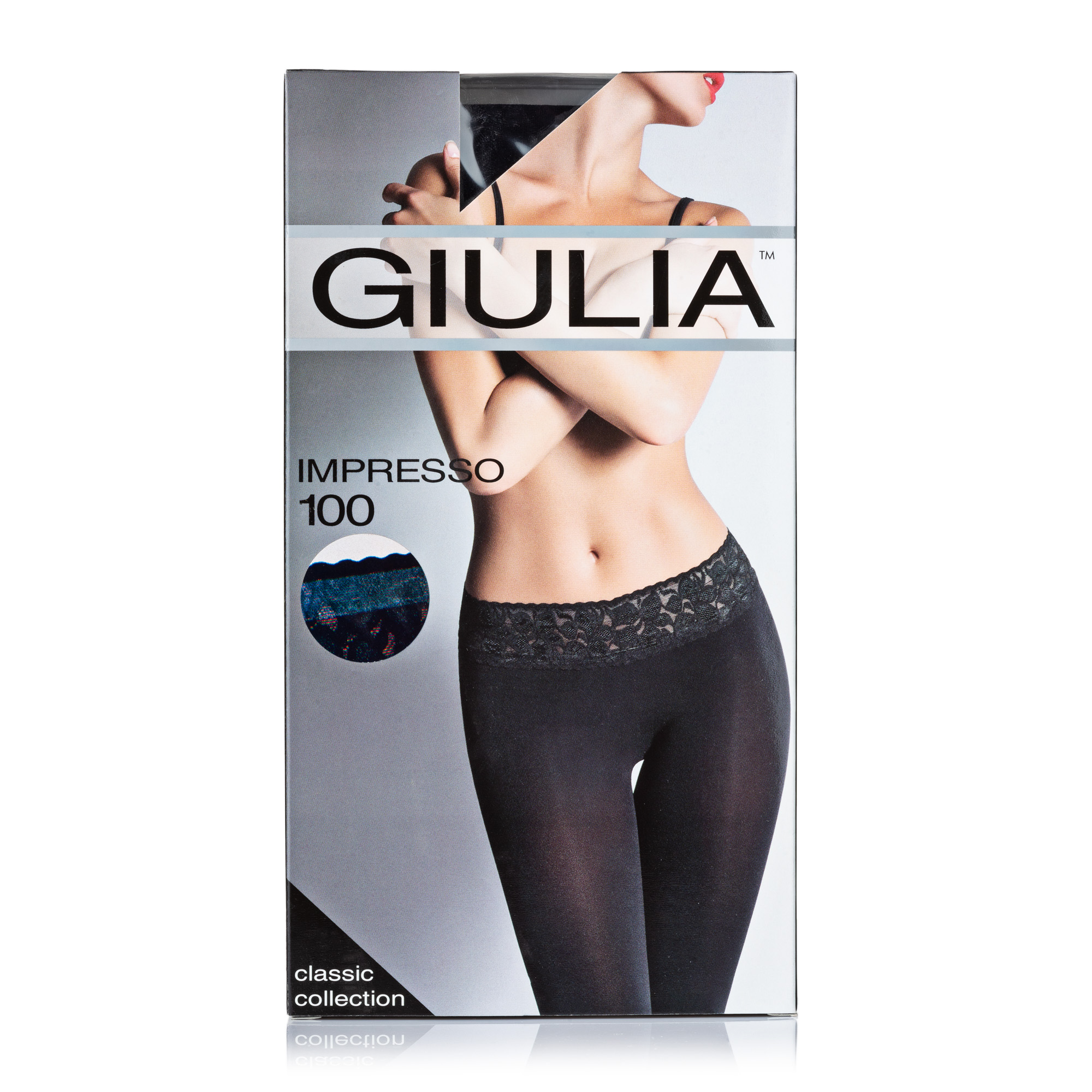 

Колготки жіночі GIULIA IMPRESSO 100 ДЕН nero р.2