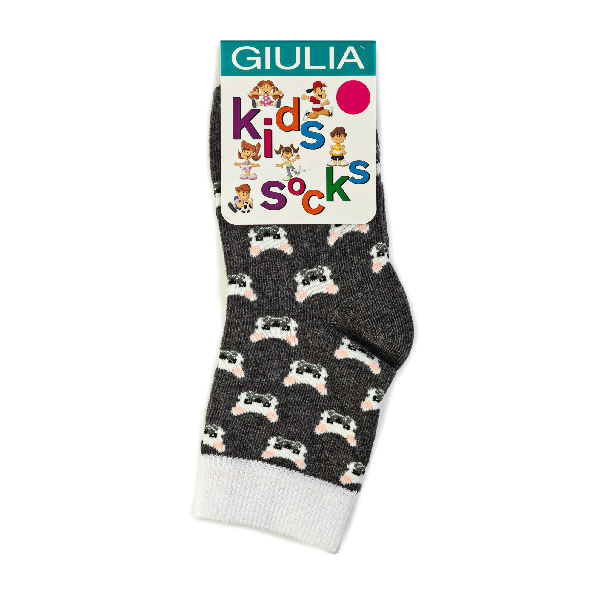 

Шкарпетки дитячі GIULIA KSL-012 MELANGE 20 ДЕН dark grey р.20