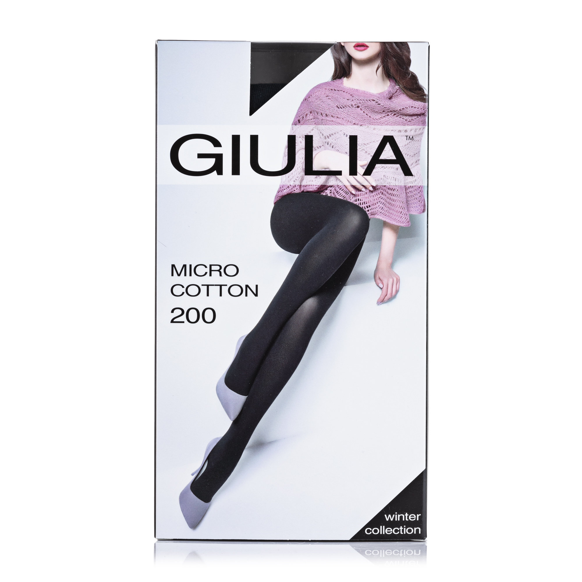

Колготки жіночі GIULIA MICROCOTTON 200 ДЕН nero р.4