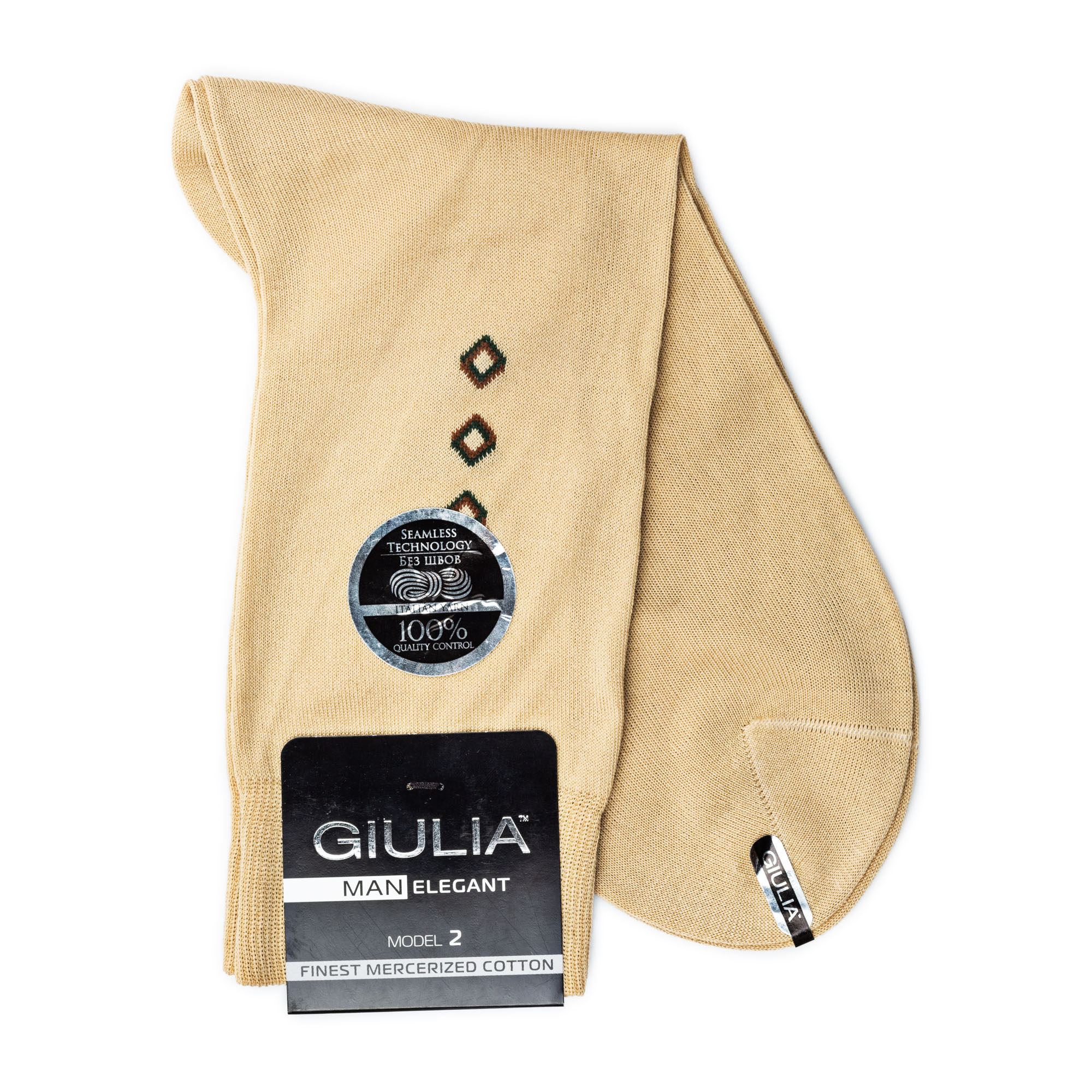 

Шкарпетки чоловічі GIULIA ELEGANT 201 Calzino beige р.45-46
