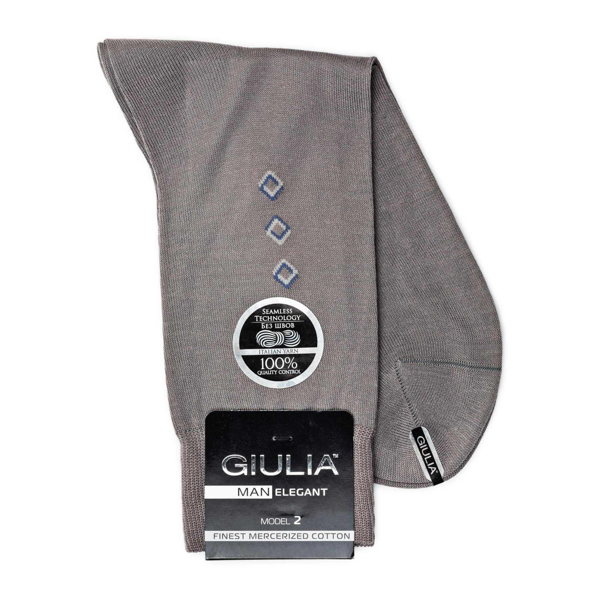 

Шкарпетки чоловічі GIULIA ELEGANT 201 Calzino grey р.41-42