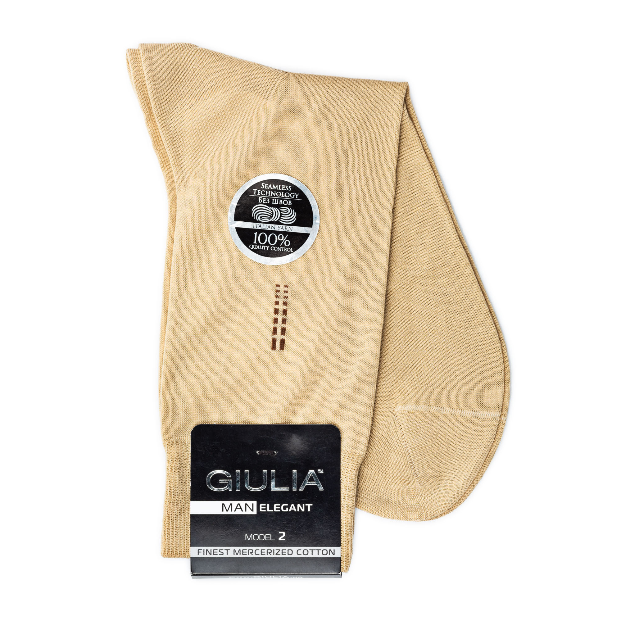

Шкарпетки чоловічі GIULIA ELEGANT 205 Calzino beige р.41-42