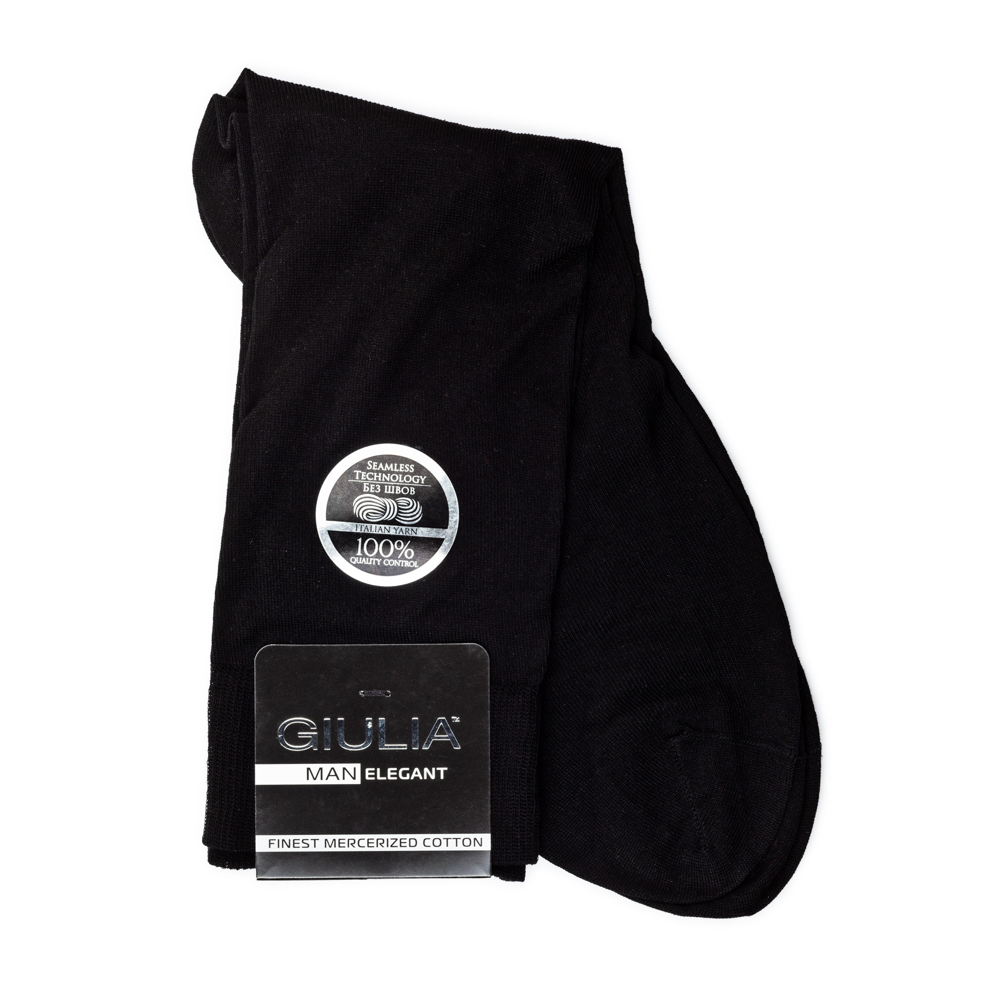 

Шкарпетки чоловічі GIULIA ELEGANT 205 Calzino black р.39-40