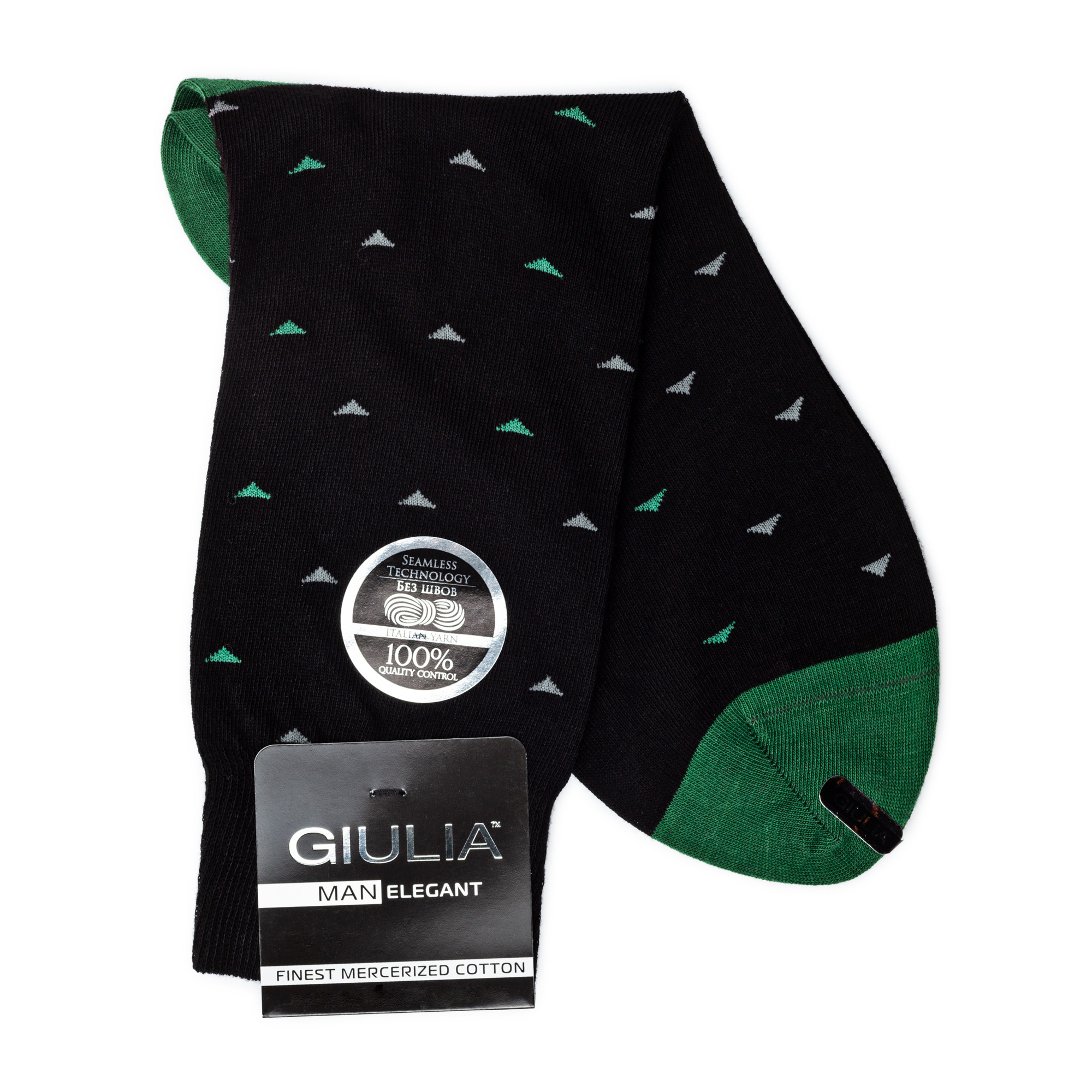 

Шкарпетки чоловічі GIULIA ELEGANT 404 Calzino black р.45-46