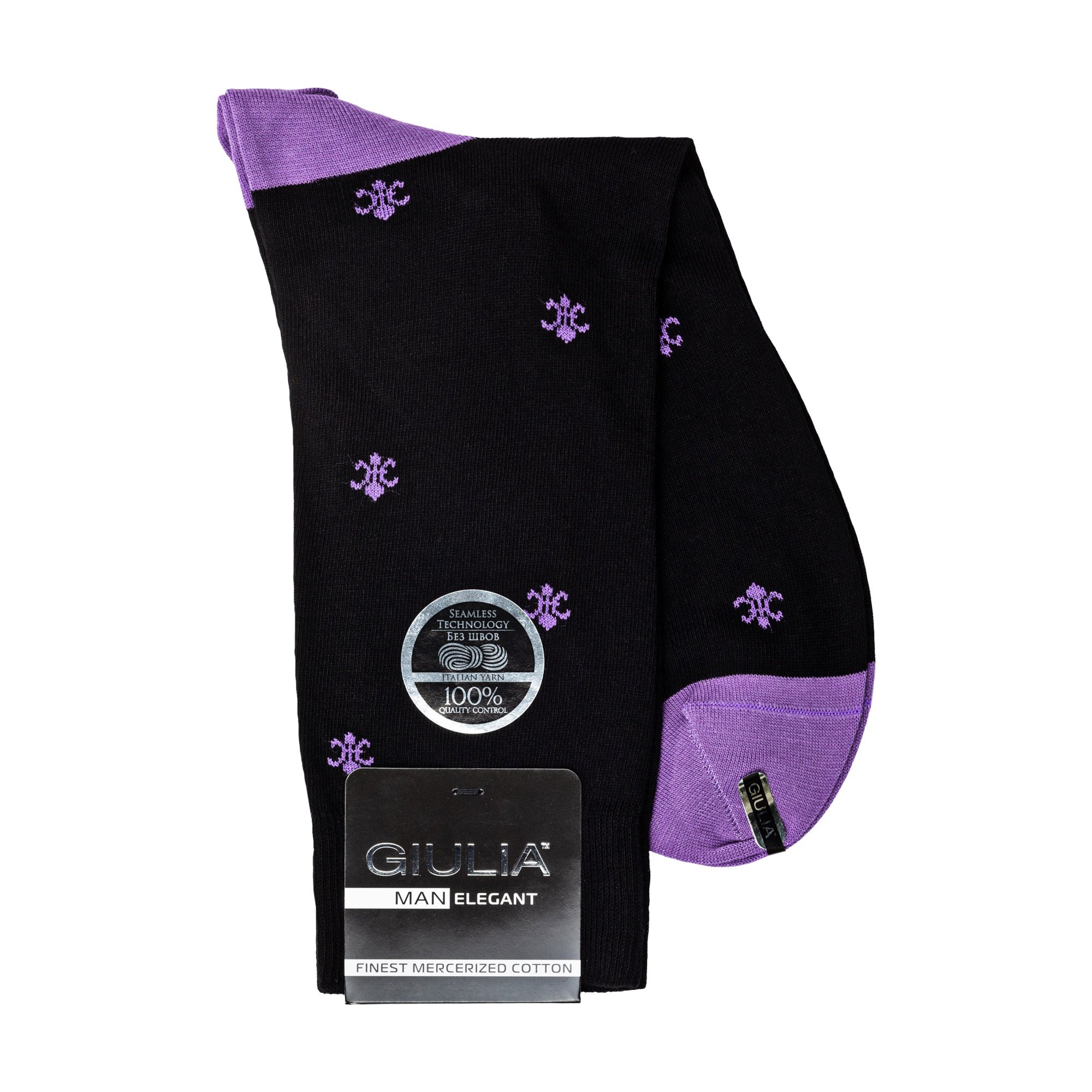

Шкарпетки чоловічі Giulia Elegant 405 Violet, розмір 43-44
