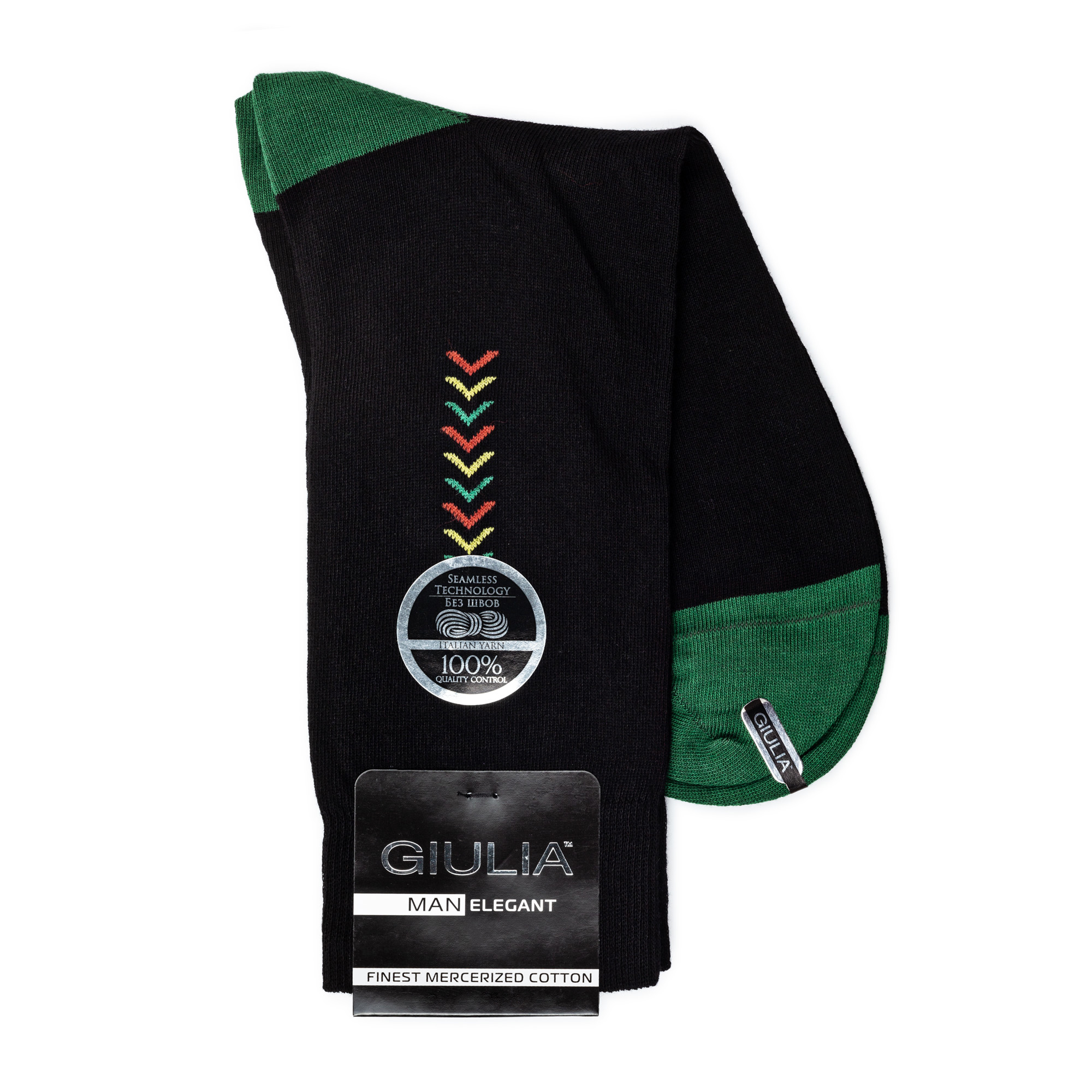 

Шкарпетки чоловічі GIULIA ELEGANT 408 Calzino green р.41-42