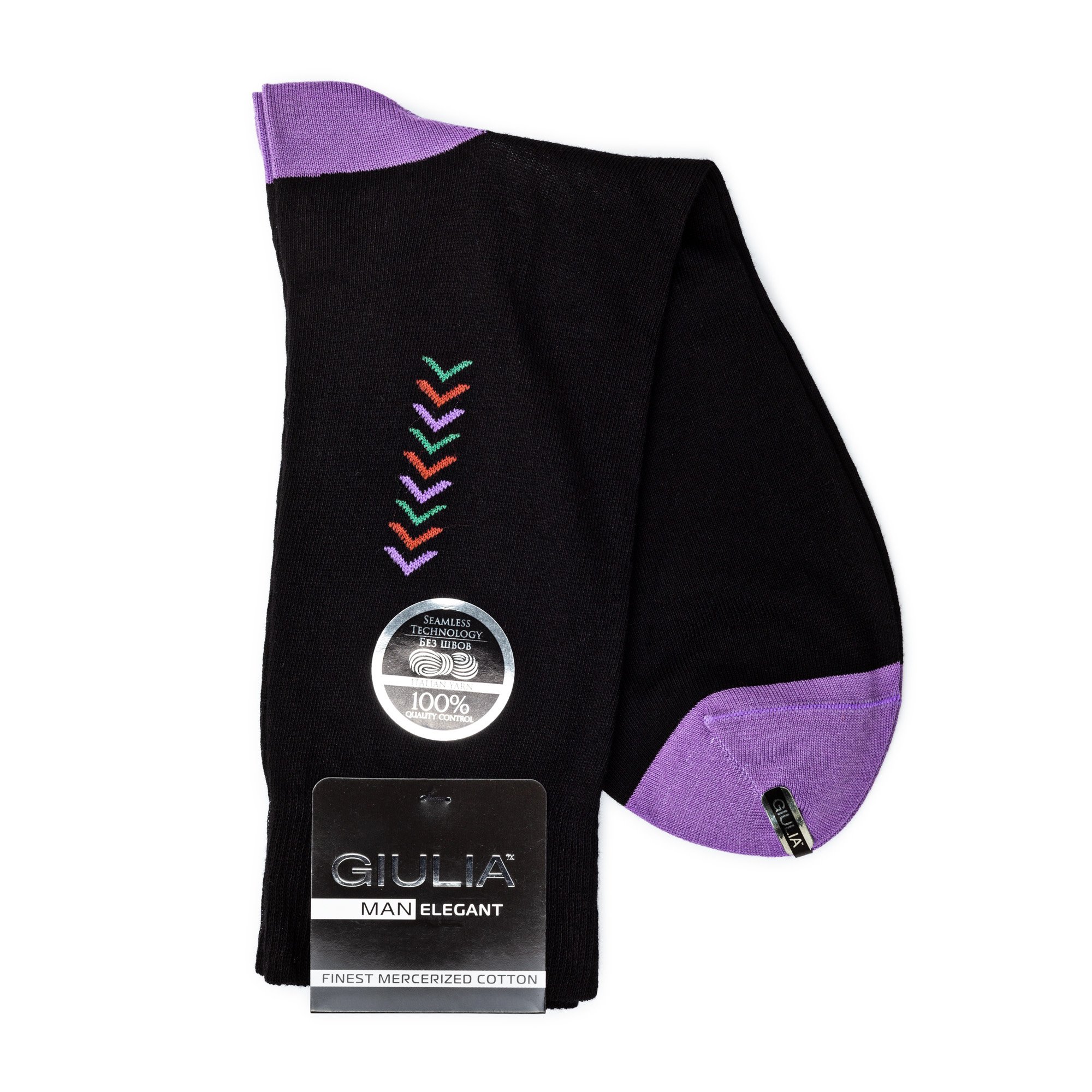 

Шкарпетки чоловічі GIULIA ELEGANT 408 Calzino violet р.43-44