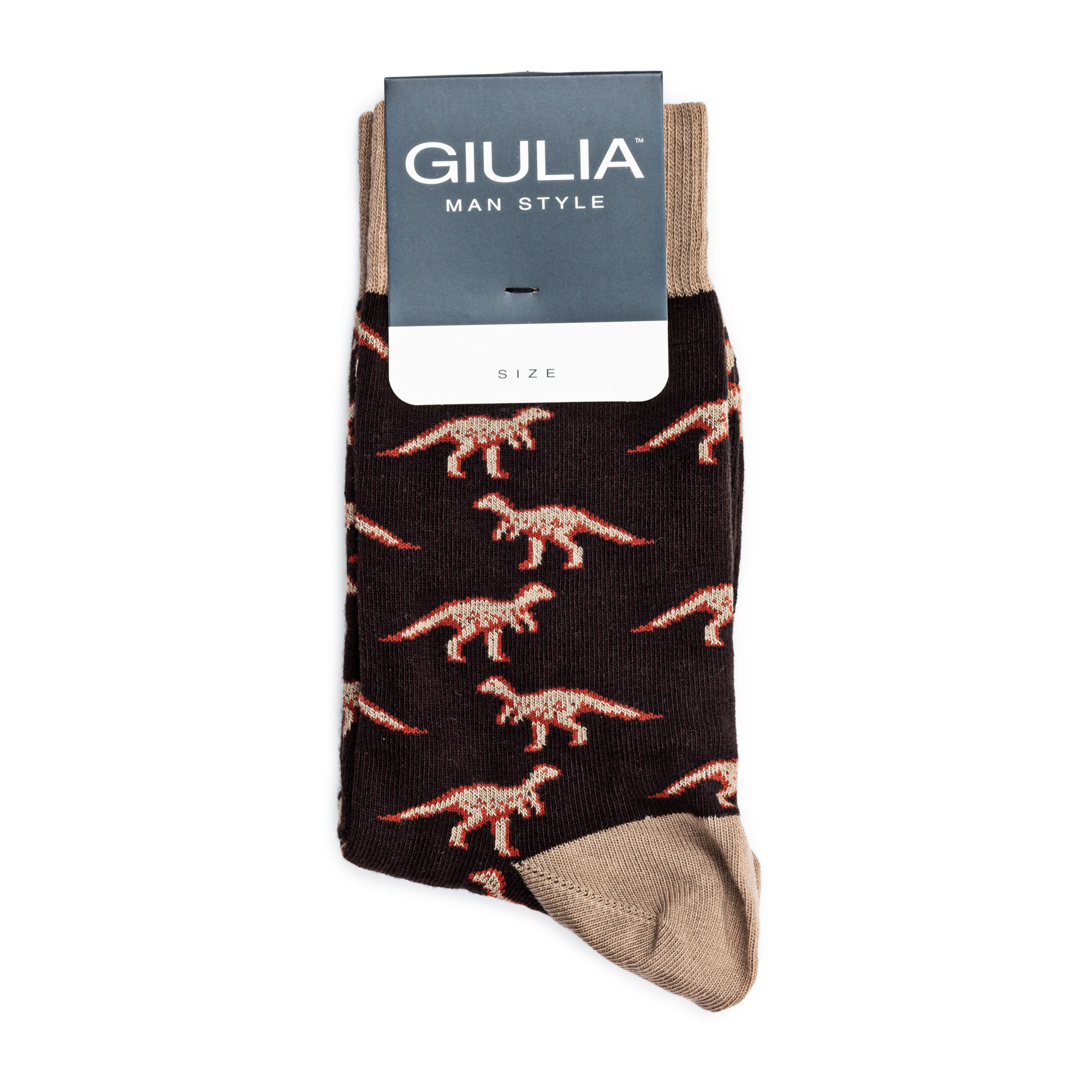 

Шкарпетки чоловічі GIULIA MSL-012 calzino brown р.39-42