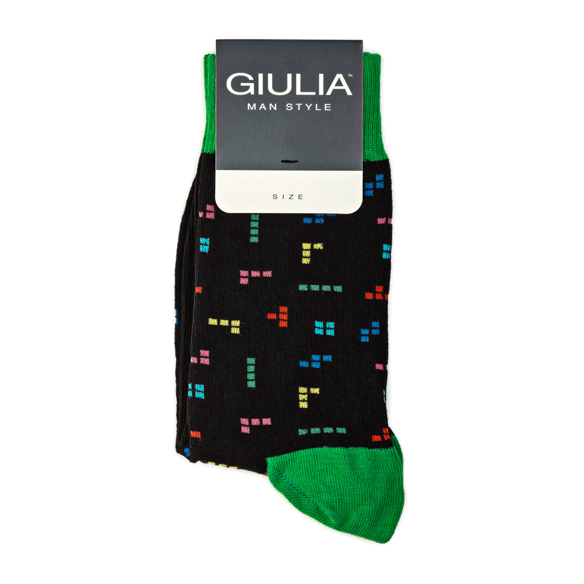 

Шкарпетки чоловічі GIULIA MSL-018 calzino nero р.39-42