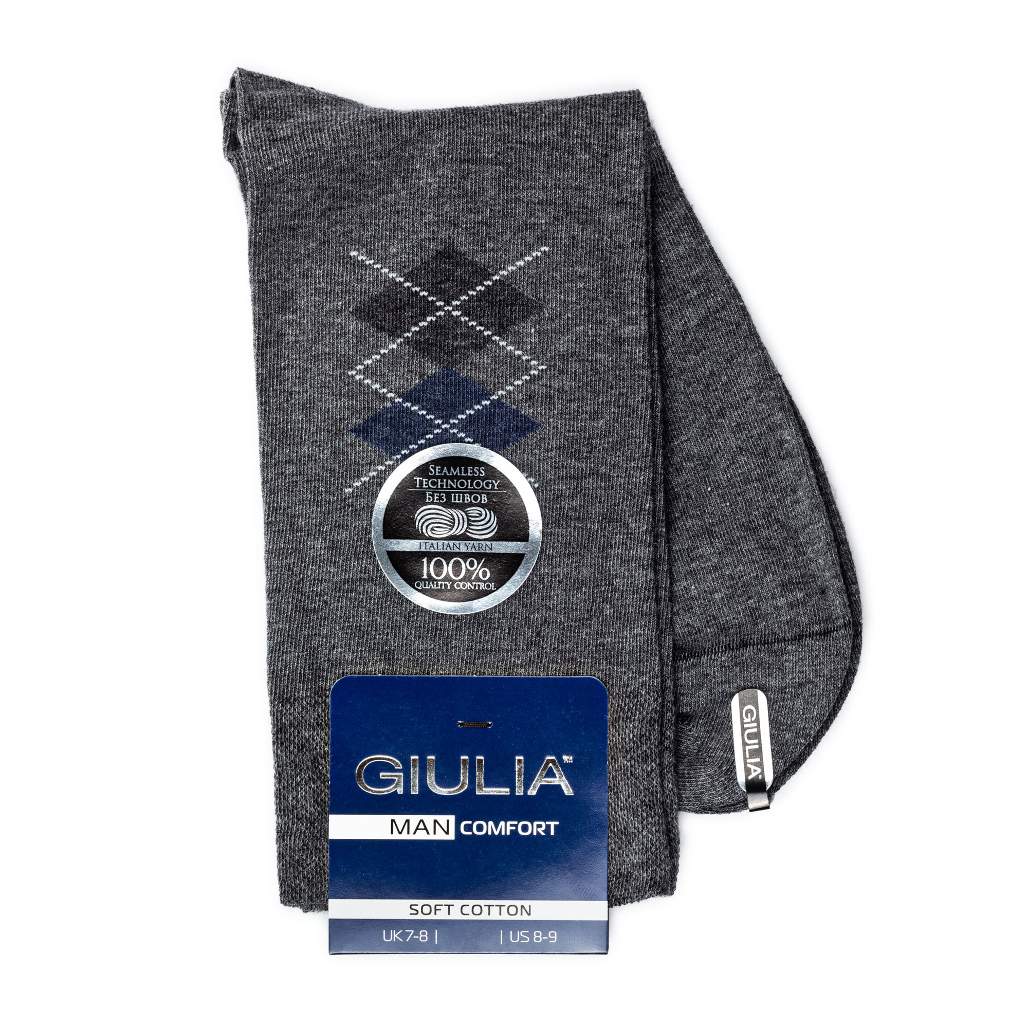 

Шкарпетки чоловічі GIULIA COMFORT MELANGE-01