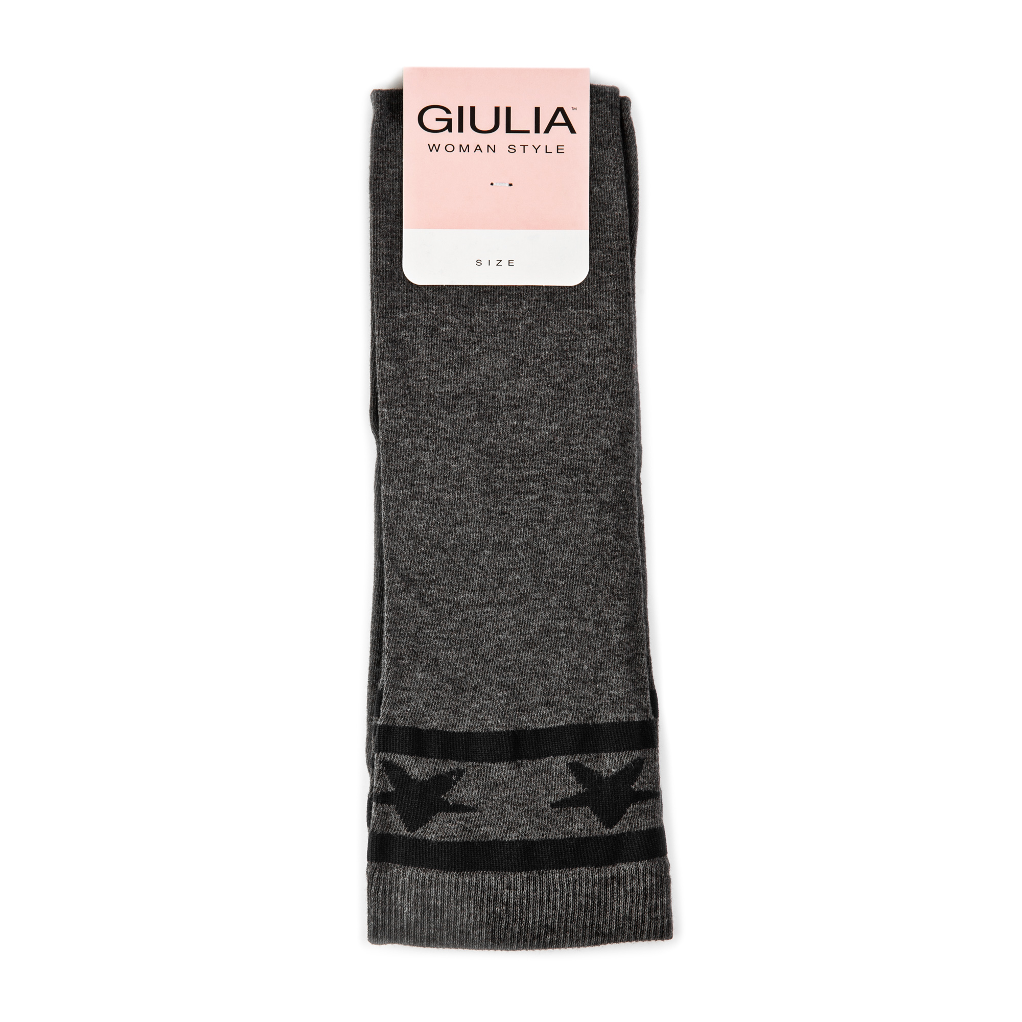 

Гольфи жіночі GIULIA WGL-003 light grey melange/turquoise р.36-38