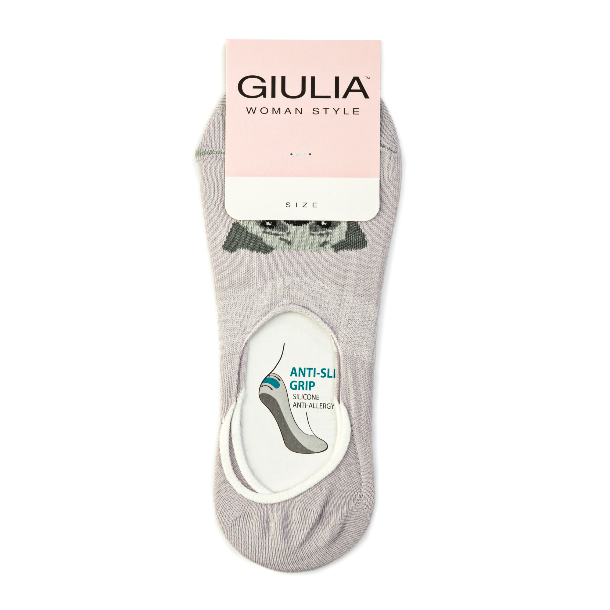 

Підслідники жіночі GIULIA FOOTIES-WF 031 steel р.39-40
