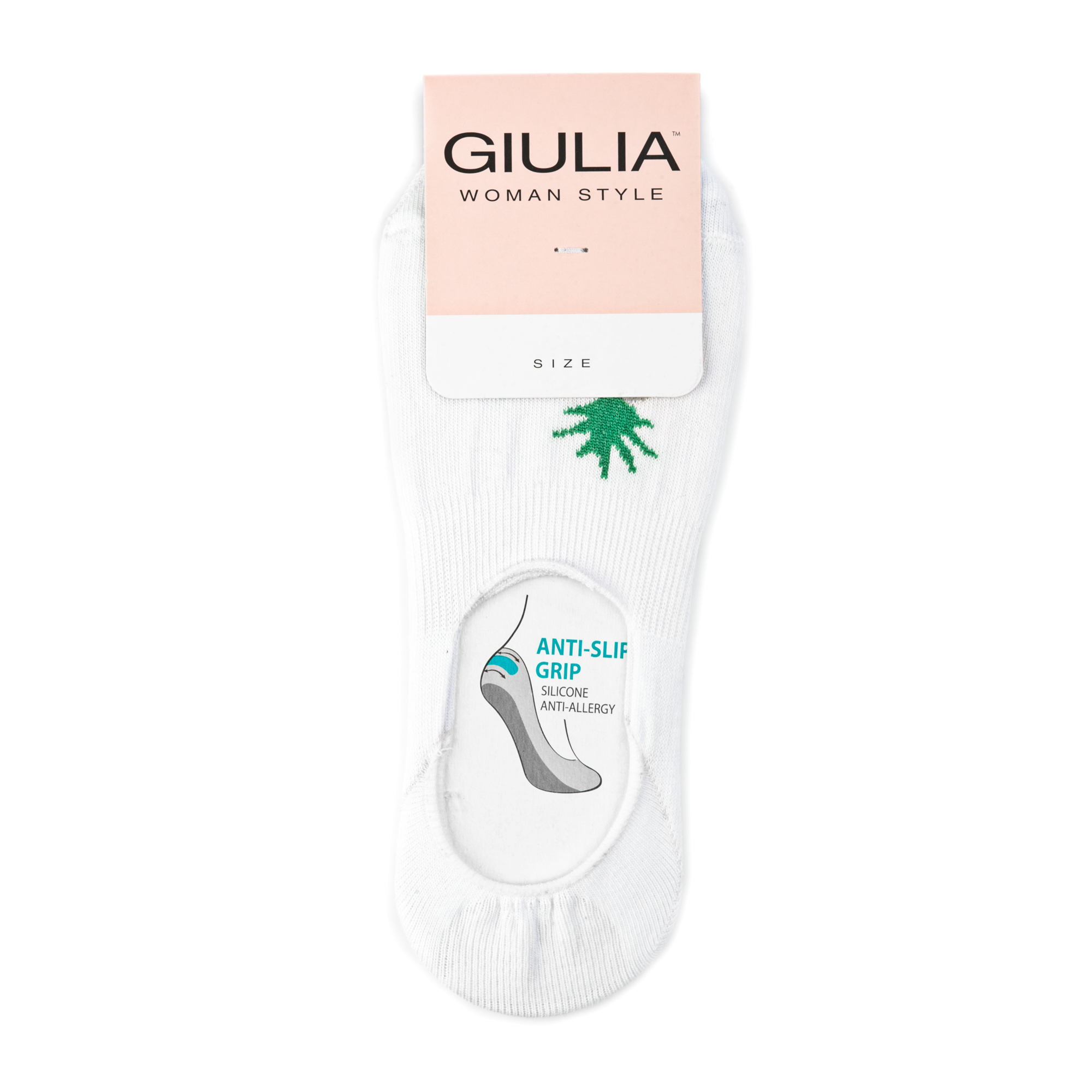 

Підслідники жіночі GIULIA FOOTIES-WF 033 bianco р.36-38