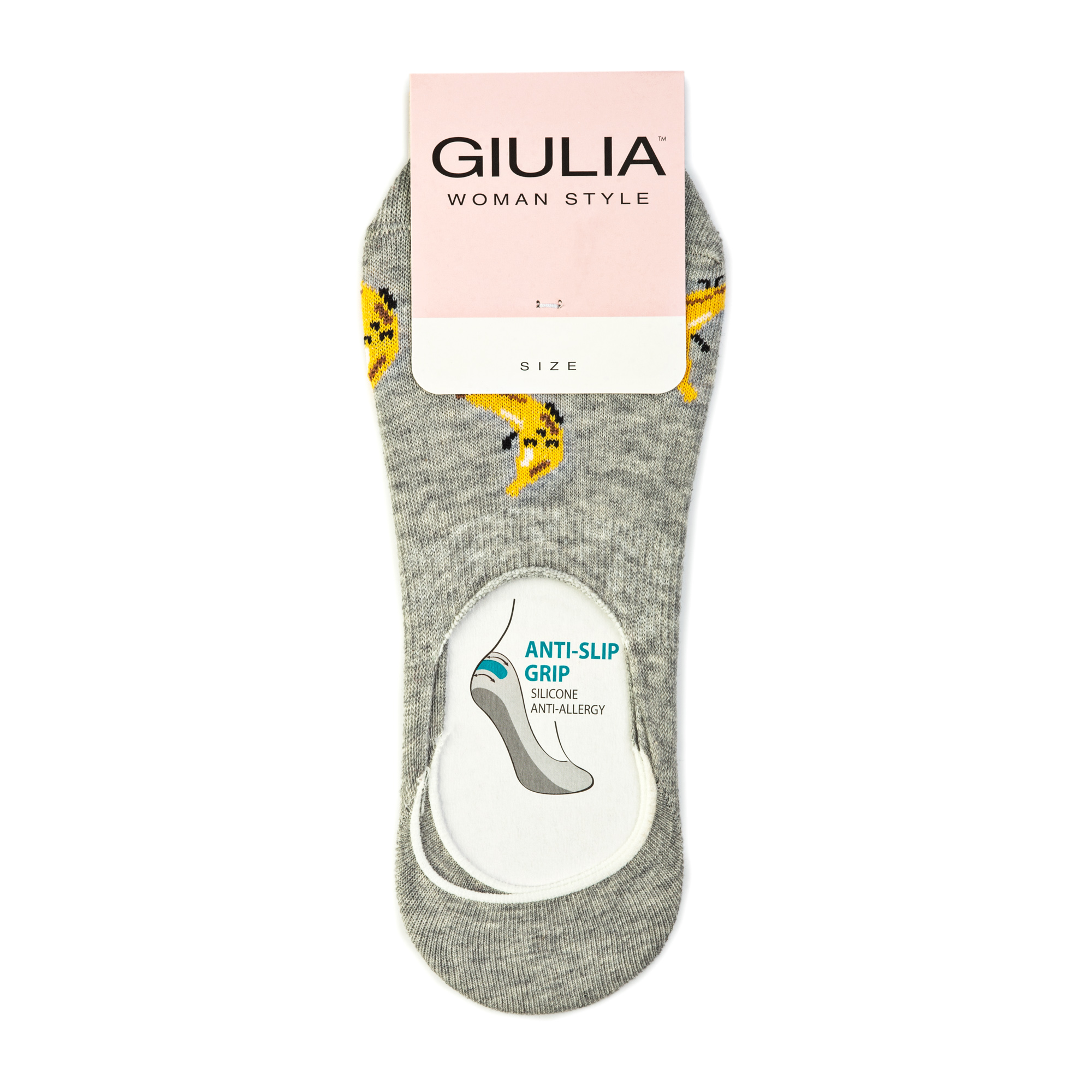

Підслідники жіночі GIULIA FOOTIES-WF 036 MELANGE light grey р.39-40