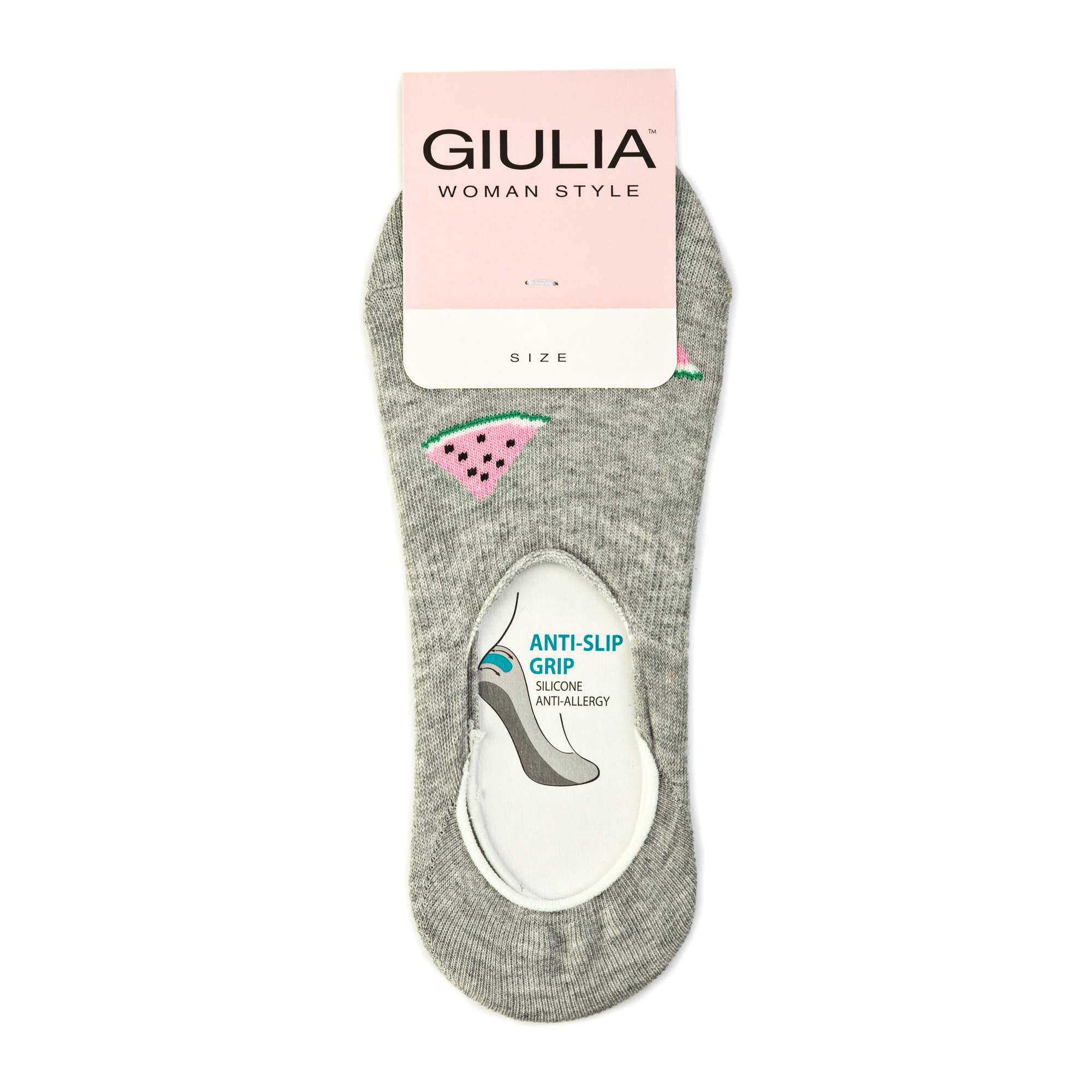 

Підслідники жіночі GIULIA FOOTIES-WF 040 MELANGE light grey р.39-40