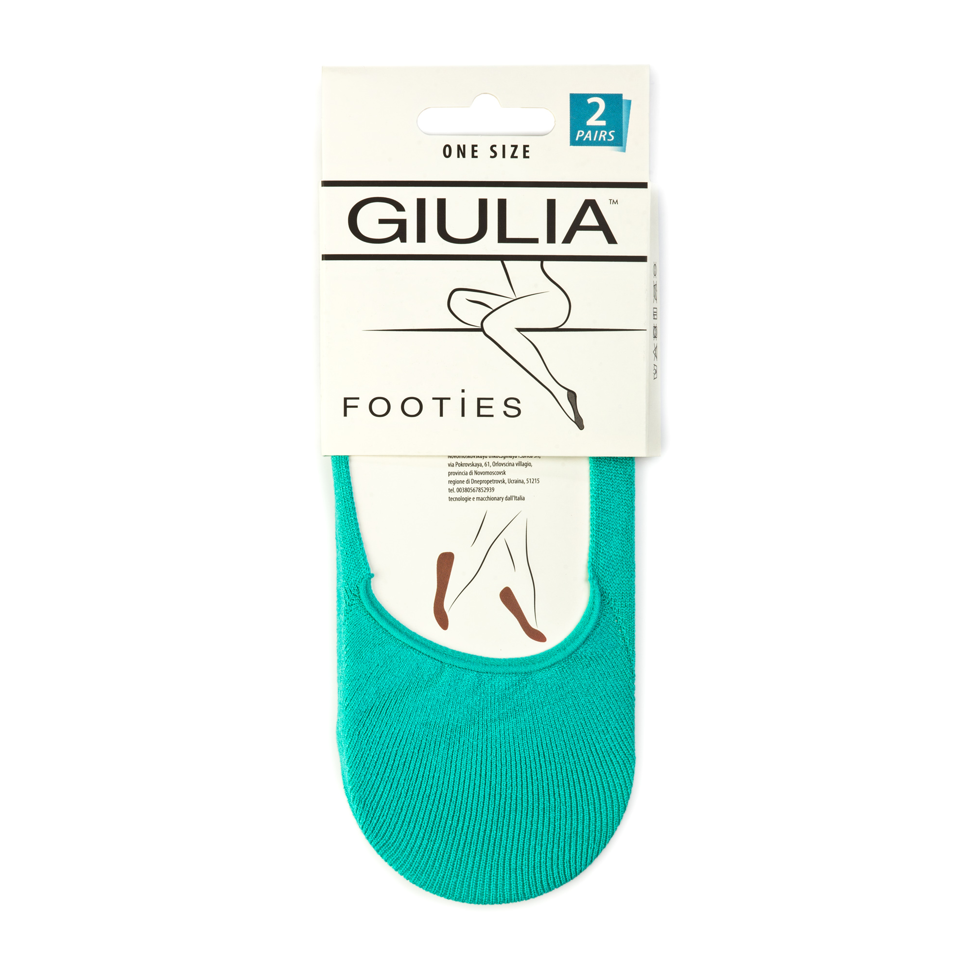

Підслідники жіночі GIULIA FOOTIES-03 mint fantasy р.0