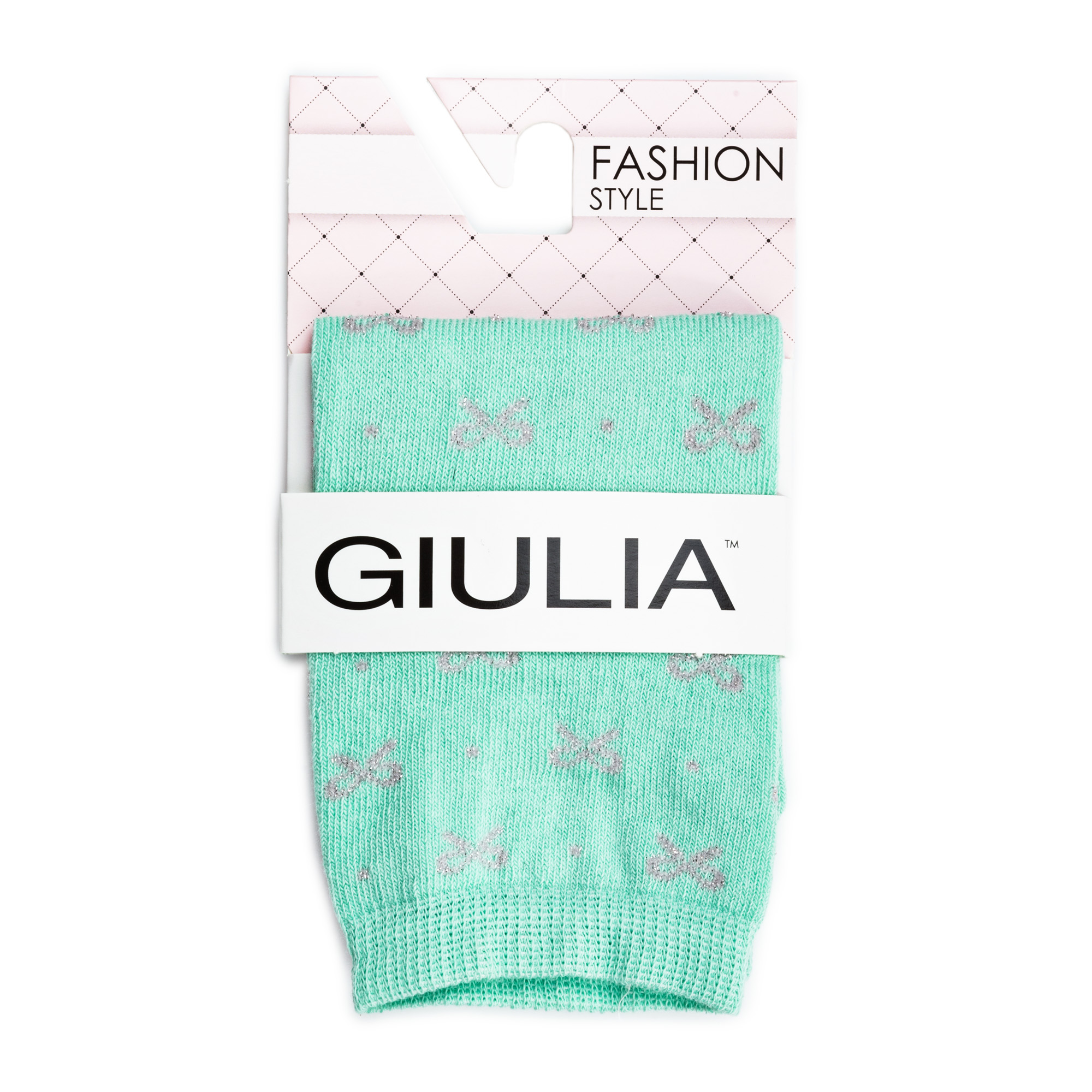

Шкарпетки жіночі GIULIA WLM-002 (Lurex) calzino mint р.39-40
