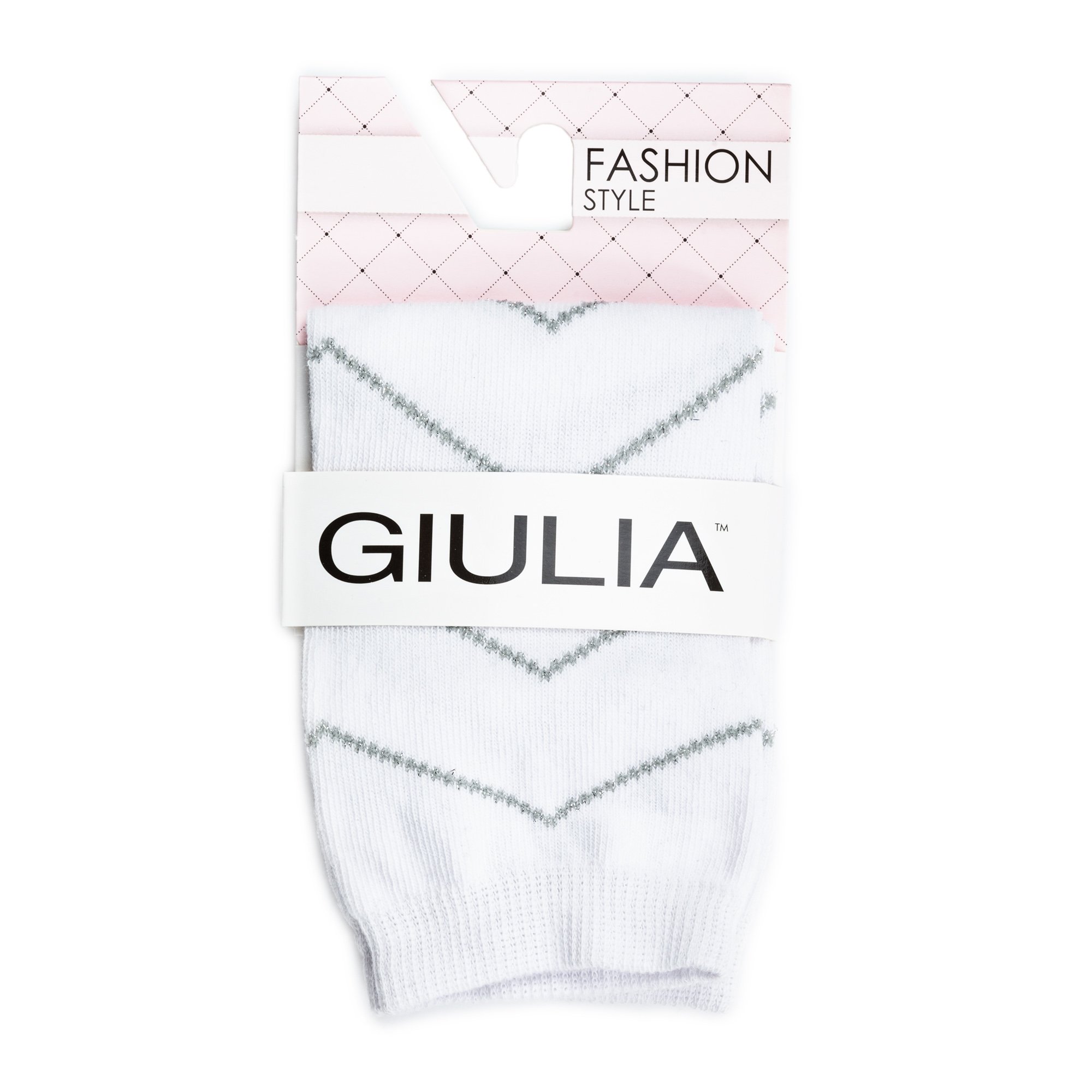 

Шкарпетки жіночі GIULIA WLM-004 (Lurex) calzino bianco р.36-38