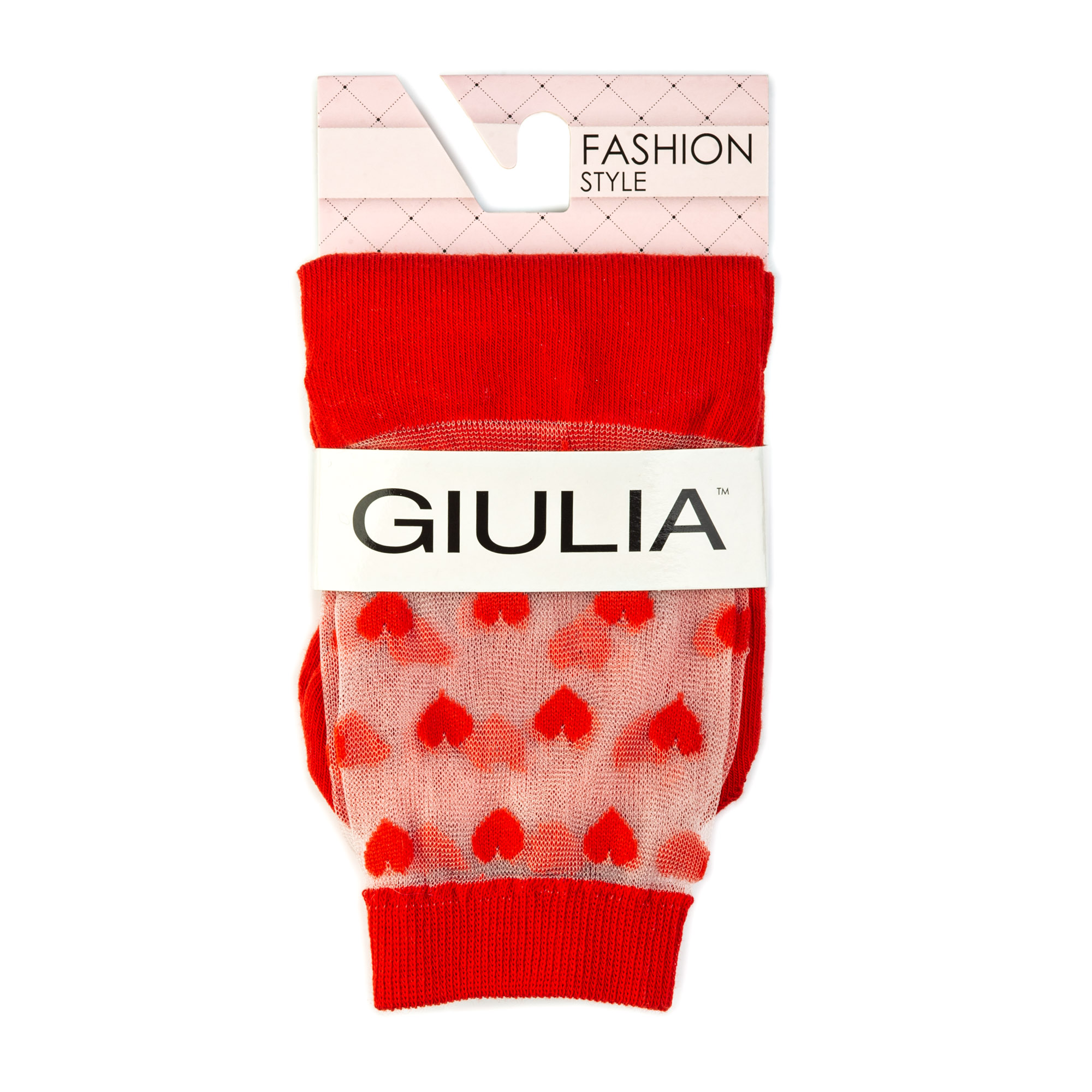 

Шкарпетки жіночі GIULIA WSM-008 calzino red р.39-40