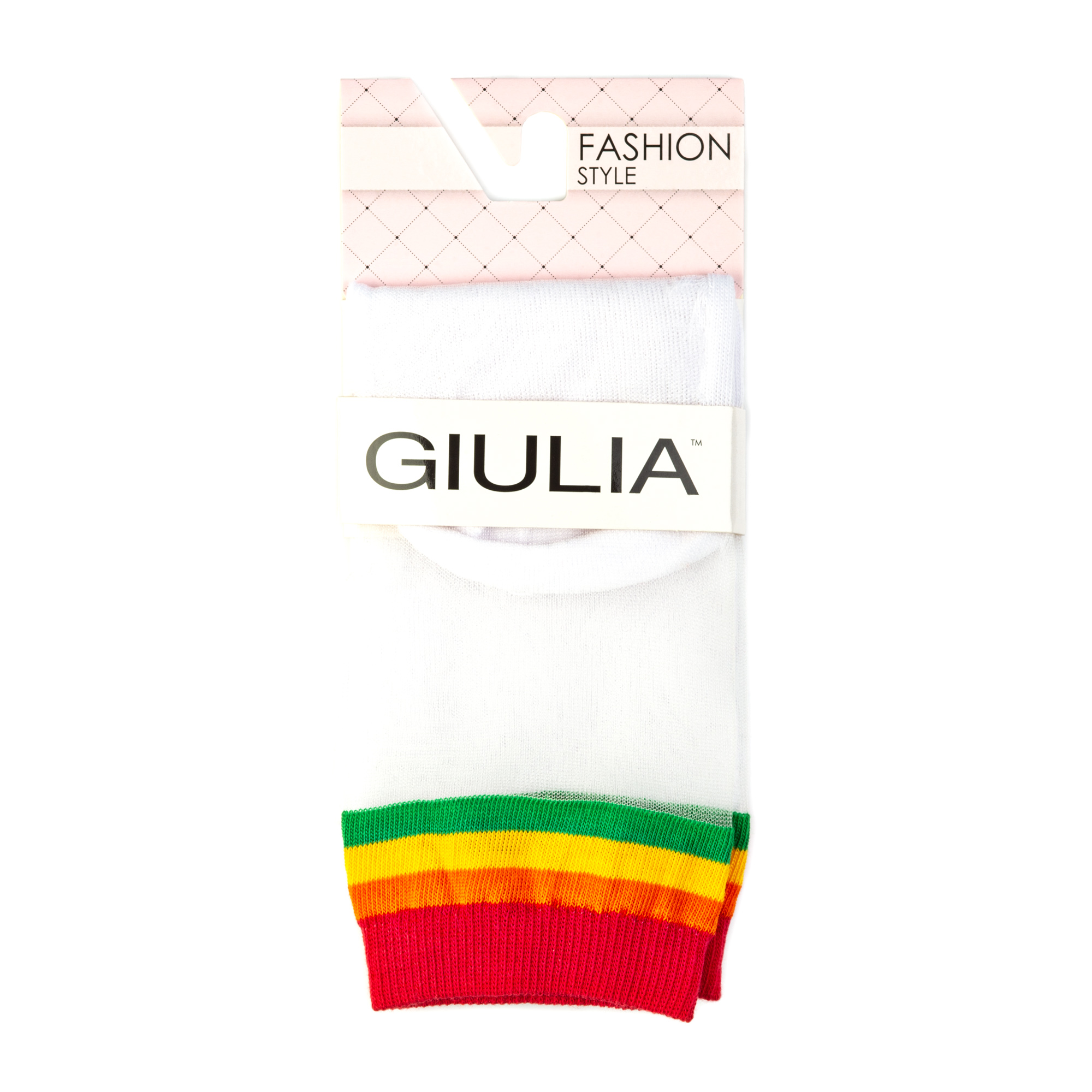 

Шкарпетки жіночі GIULIA WSM-023 calzino bianco/red р.36-38