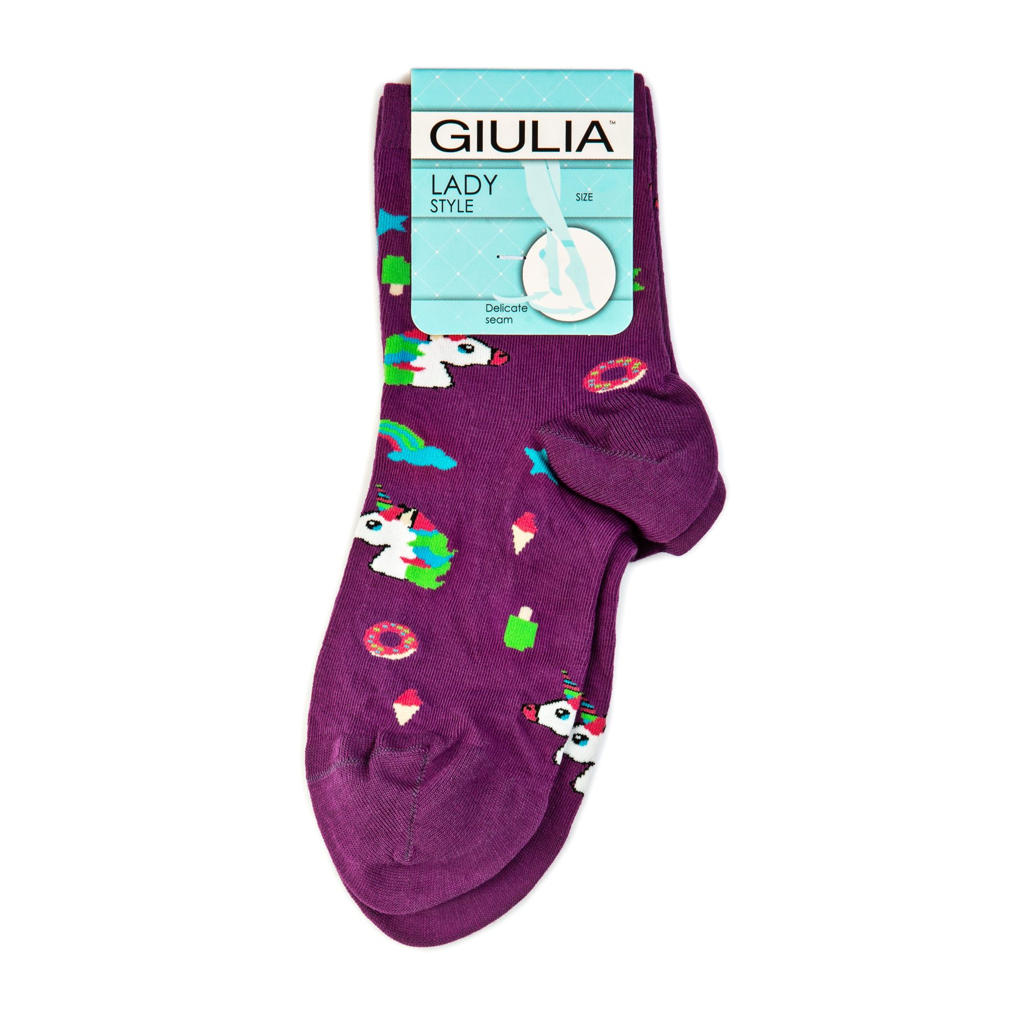 

Шкарпетки жіночі GIULIA LSL-03 violet р.39-40