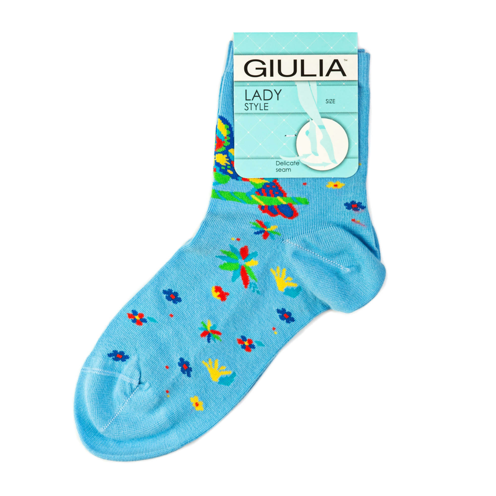 

Шкарпетки жіночі GIULIA LSL-04 baby blue р.39-40