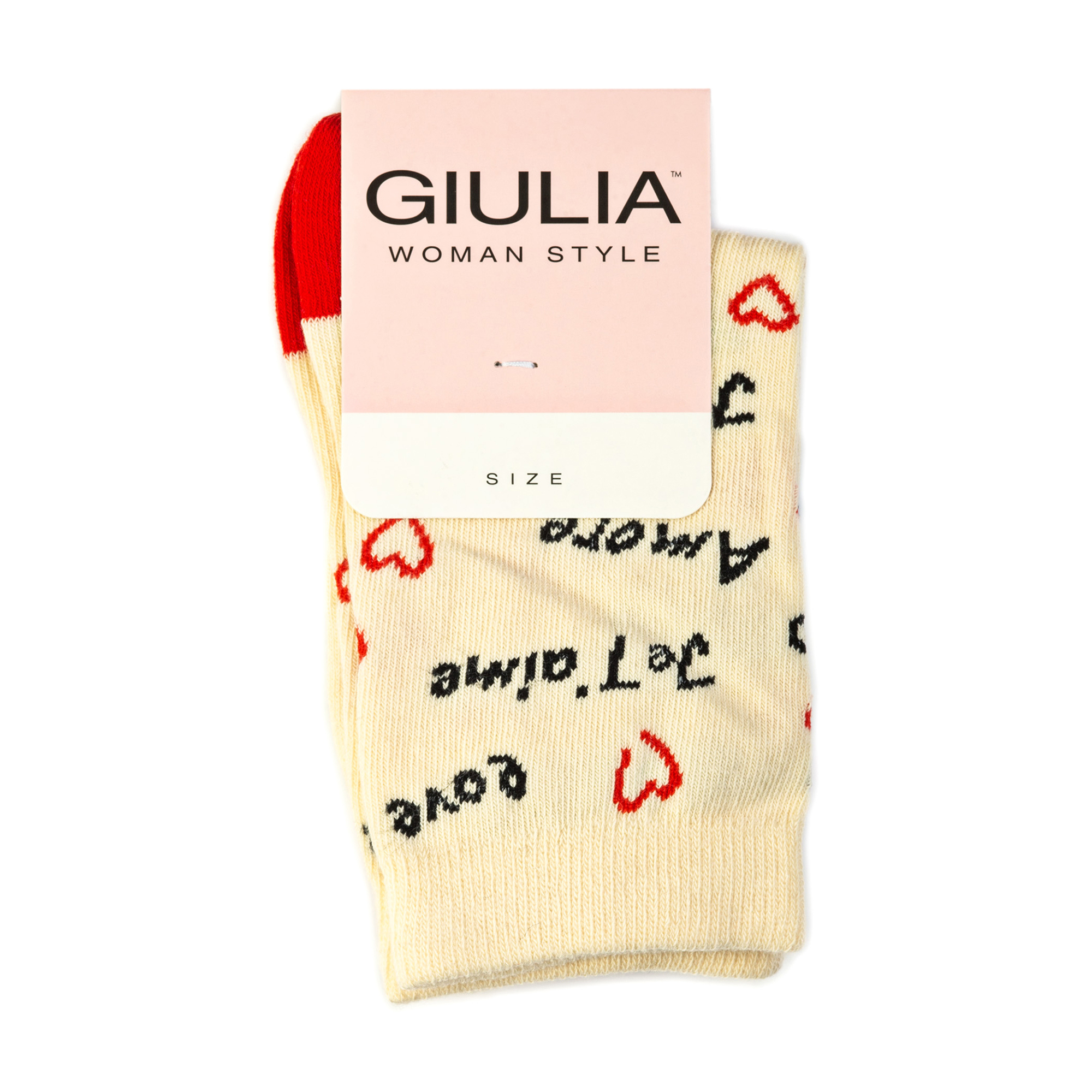

Шкарпетки жіночі Giulia WS-09 Red, розмір 36-38