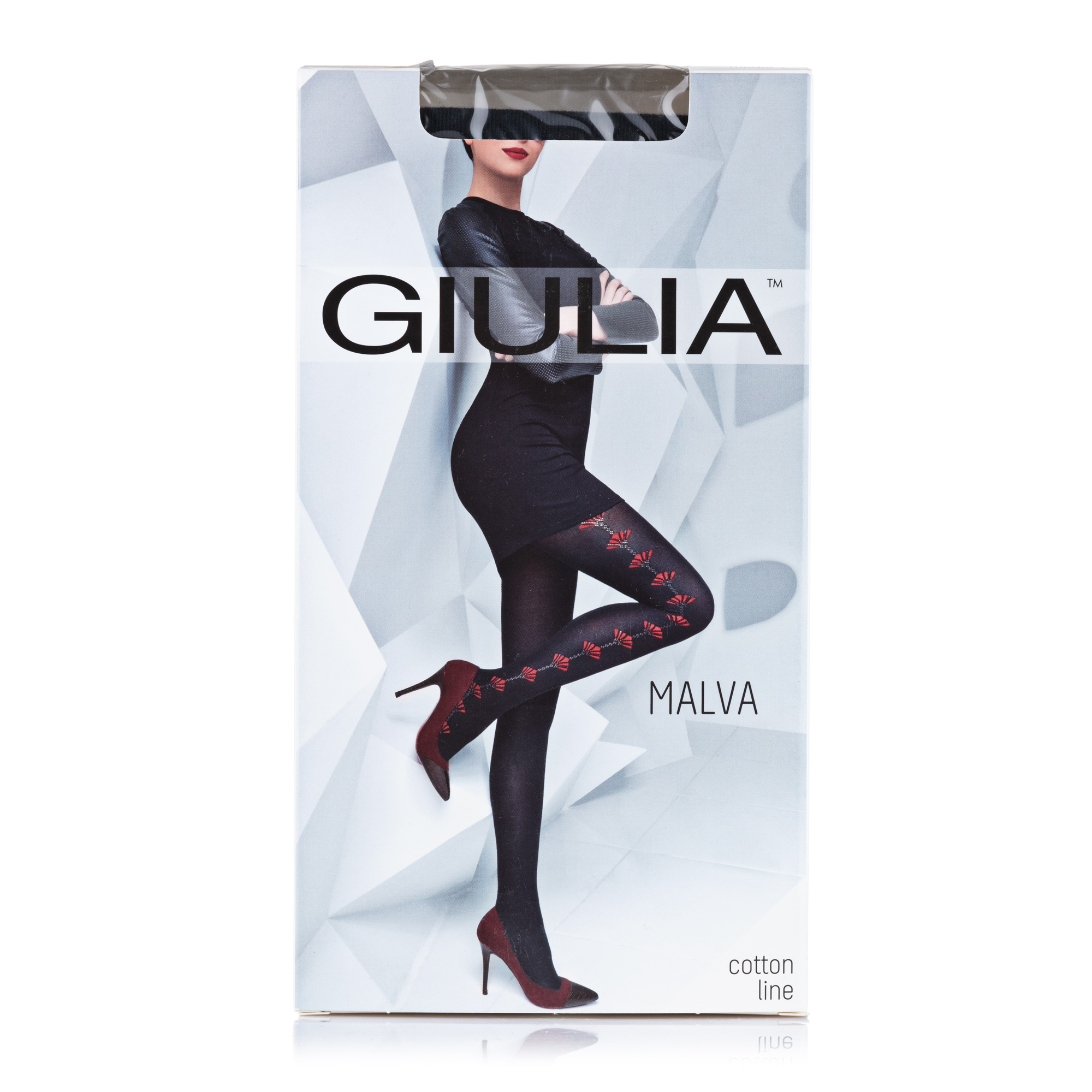 

Колготки жіночі GIULIA MALVA (1) 150 ДЕН nero/red р.3